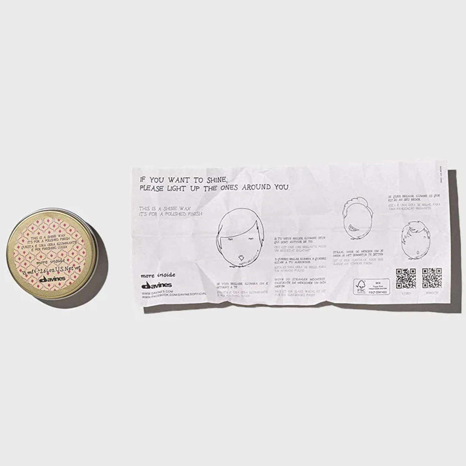 Davines This Is a Shine Wax by Davines for Unisex - 2.6 Oz Wax, 78 Milliliters image number 4