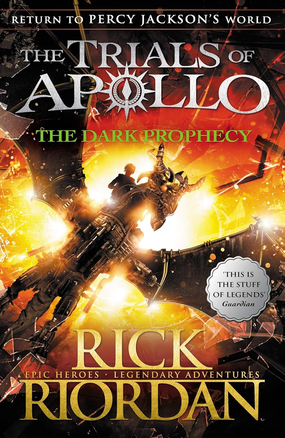 Trials of Apollo Series Rick Riordan Collection 5 Books Set (The Hidden Oracle, the Dark Prophecy, the Burning Maze, the Tyrant&rsquo;S Tomb, [Hardcover] the Tower of Nero) image number 5