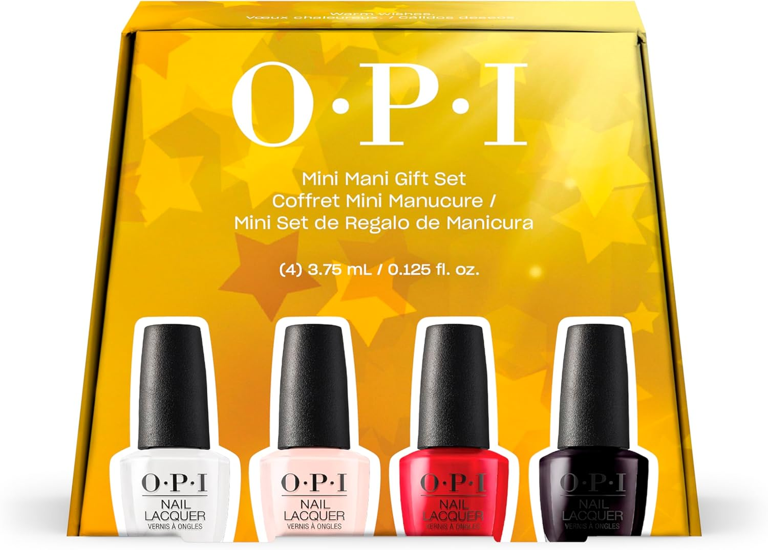 OPI Iconic Shades Nail Lacquer Mini Gift Set, 3.75 Ml (4 Pieces) image number 2