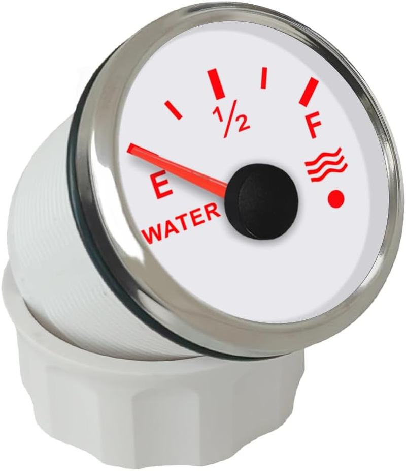 ELING 52Mm Water Level Gauge Meter 0-190Ohm 240-33Ohm Signal Adjustable with Backlight with Alarm for Car Trucks image number 4