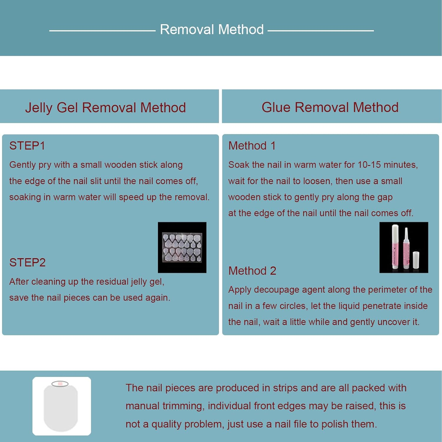 24 PCS Press on Nails Gradient Color Fake Nails Cat Eye Fake Nails Short Fake Nails Gifts for Women and Girls (No.141) image number 3