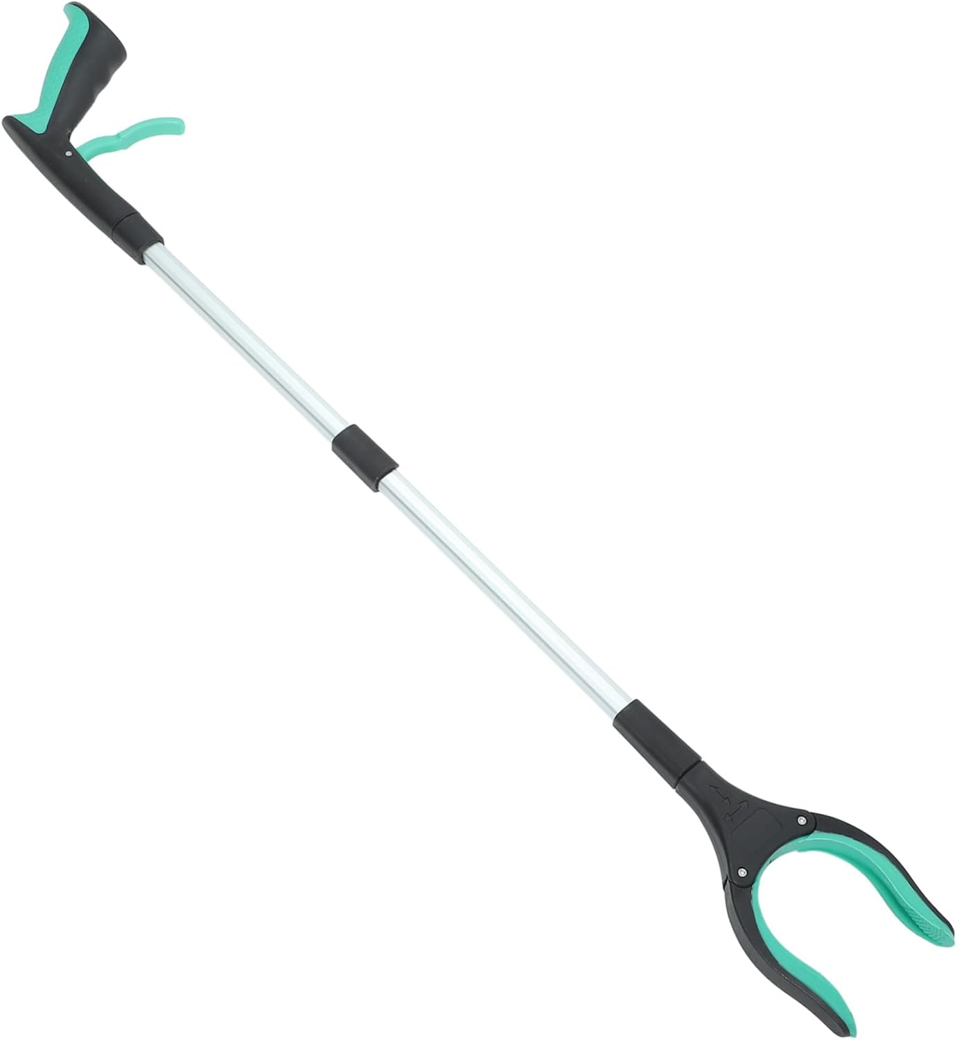 ERINGOGO Foldable Trash Grabber with Antislip Claw Ergonomic Long Reach Pickup Tool for Seniors and Elderly Portable Garbage Pick up Stick for Reach Areas Compact Extender Gripper Tool image number 4