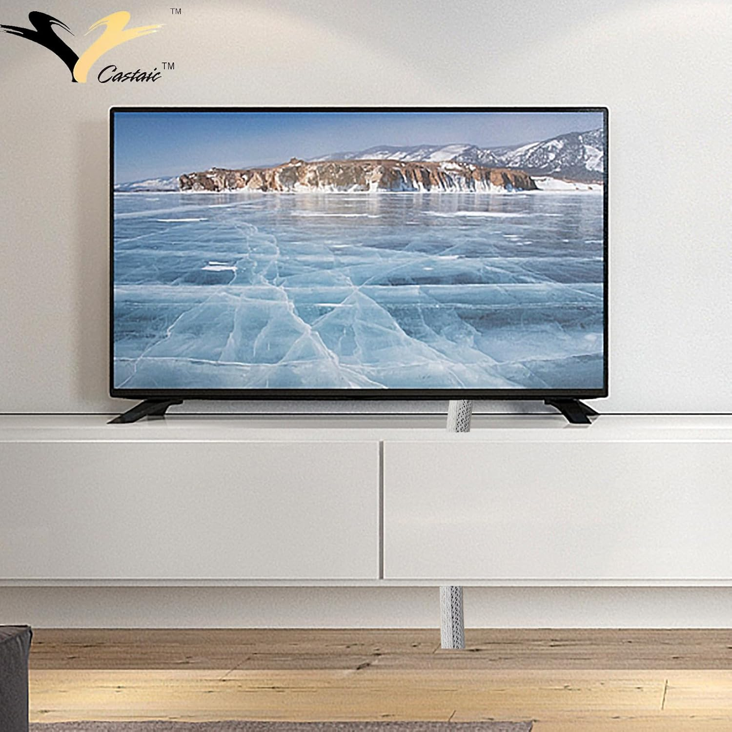 Castaic Cable Organiser, White, 6.6Ft, 1/2'' image number 6