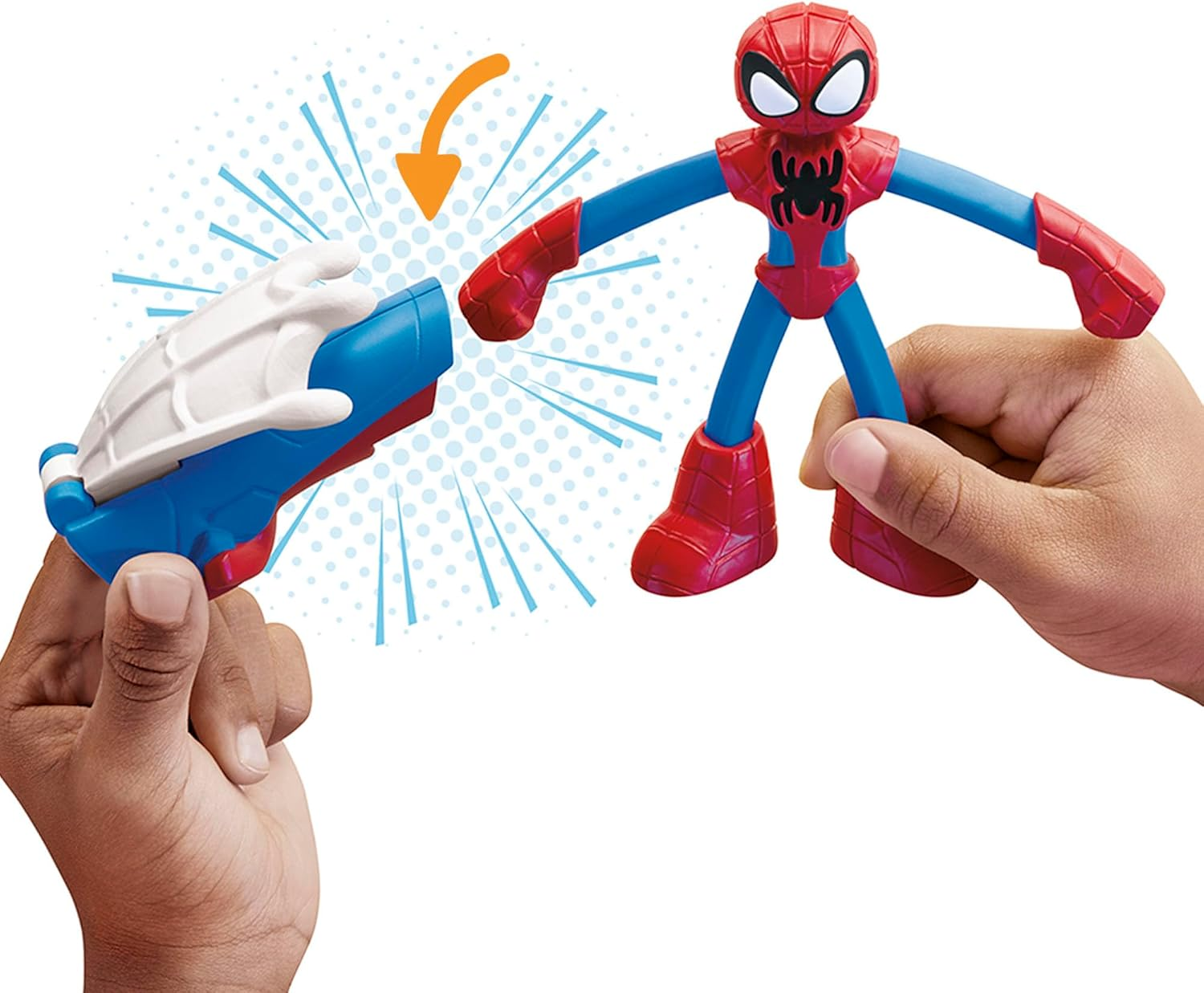 Play-Doh Marvel Spider-Man Thwip Squisher Set with Bendy Action Figure, Imagination Toys for 4 Year Old Boys and Girls and Up image number 2