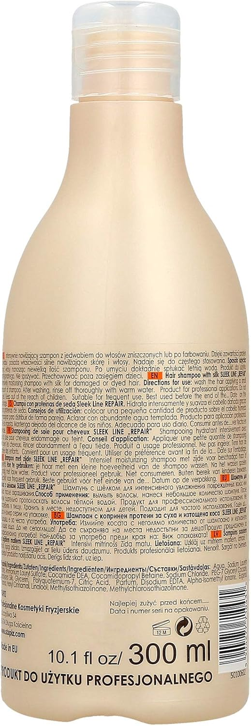 Stapiz Sleek Line Repair Shampoo, Pack of 1 (1 X 300 Ml) image number 1