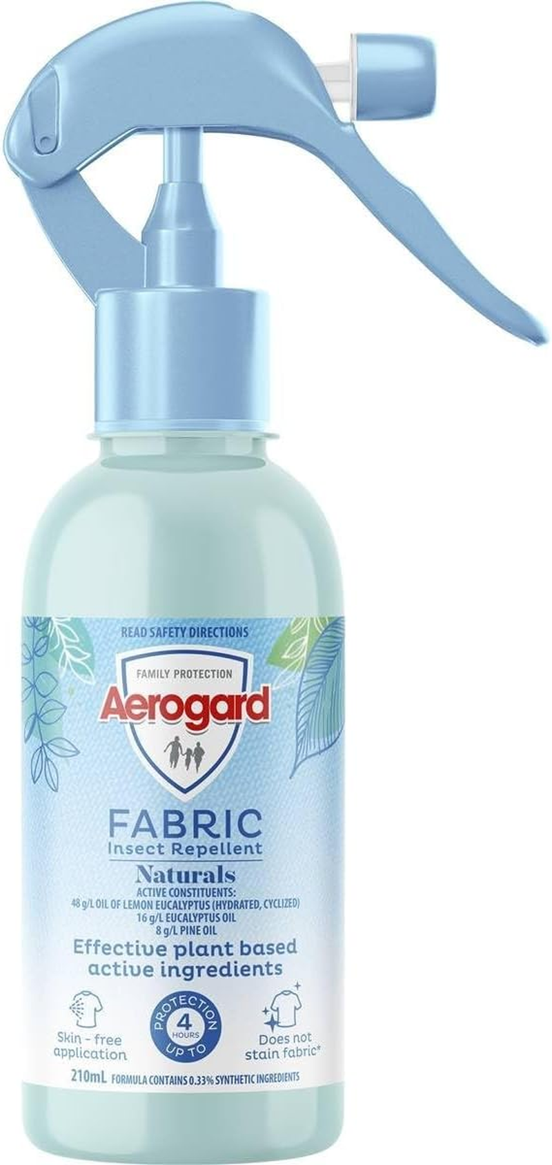 Aerogard Naturals Fabric Insect Repellent Spray 210 Ml image number 1