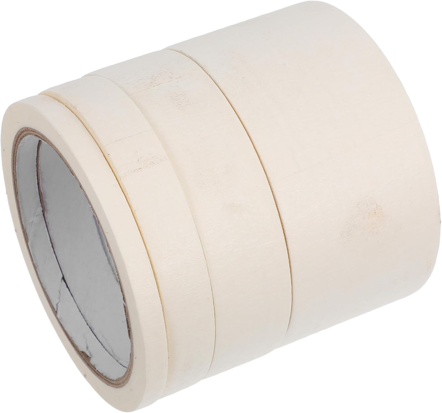 Gadpiparty 4Rolls Masking Paper Tape for Automotive Painting White Easy Tear for DIY Crafts and Model Masking image number 6