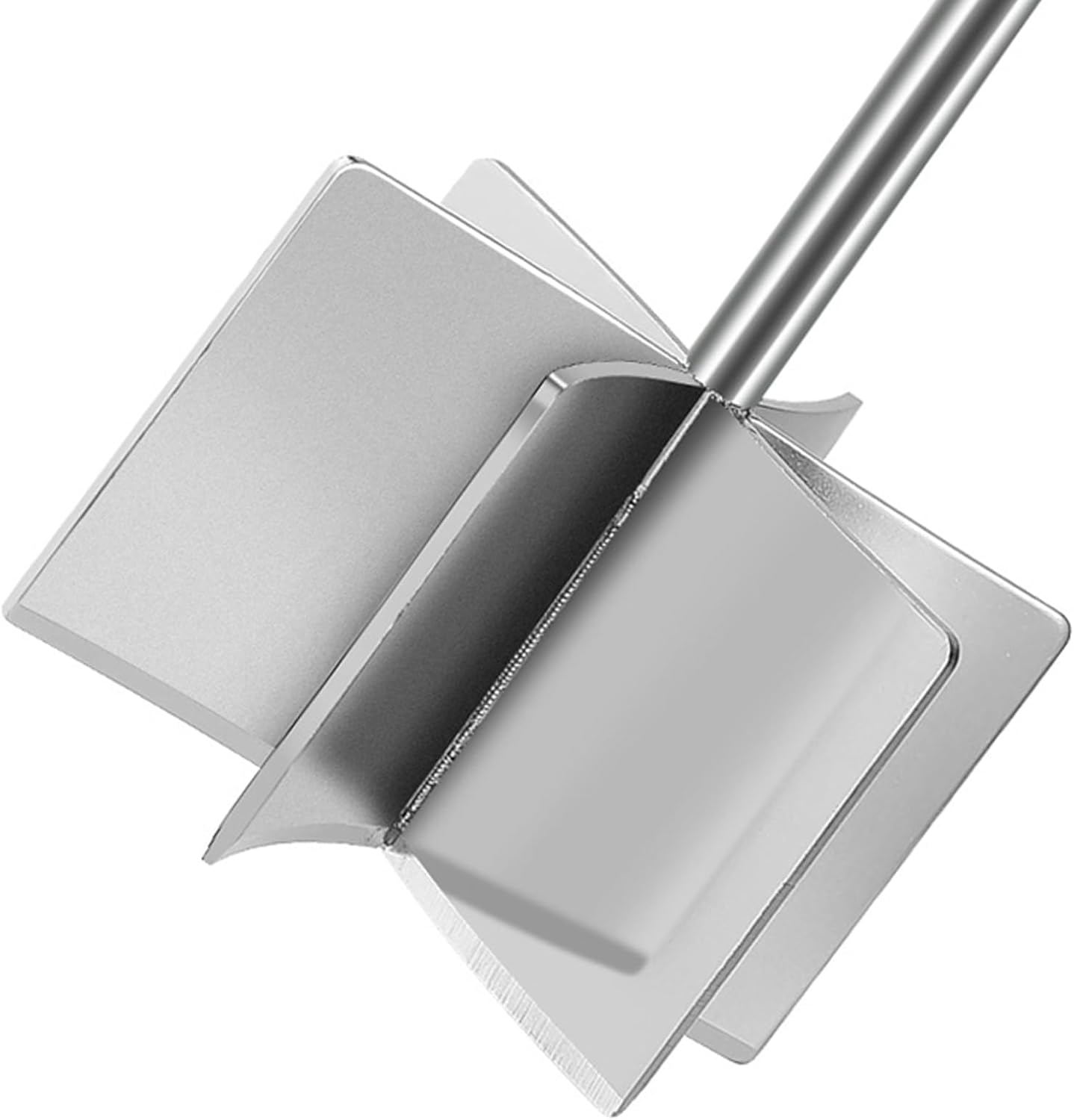 Meat Chopper for Ground Beef - Stainless Steel Kitchen Gadgets | Ground Meat Masher with Wooden Handle,For Sausage Patty Making Cooking Meal Prep Home