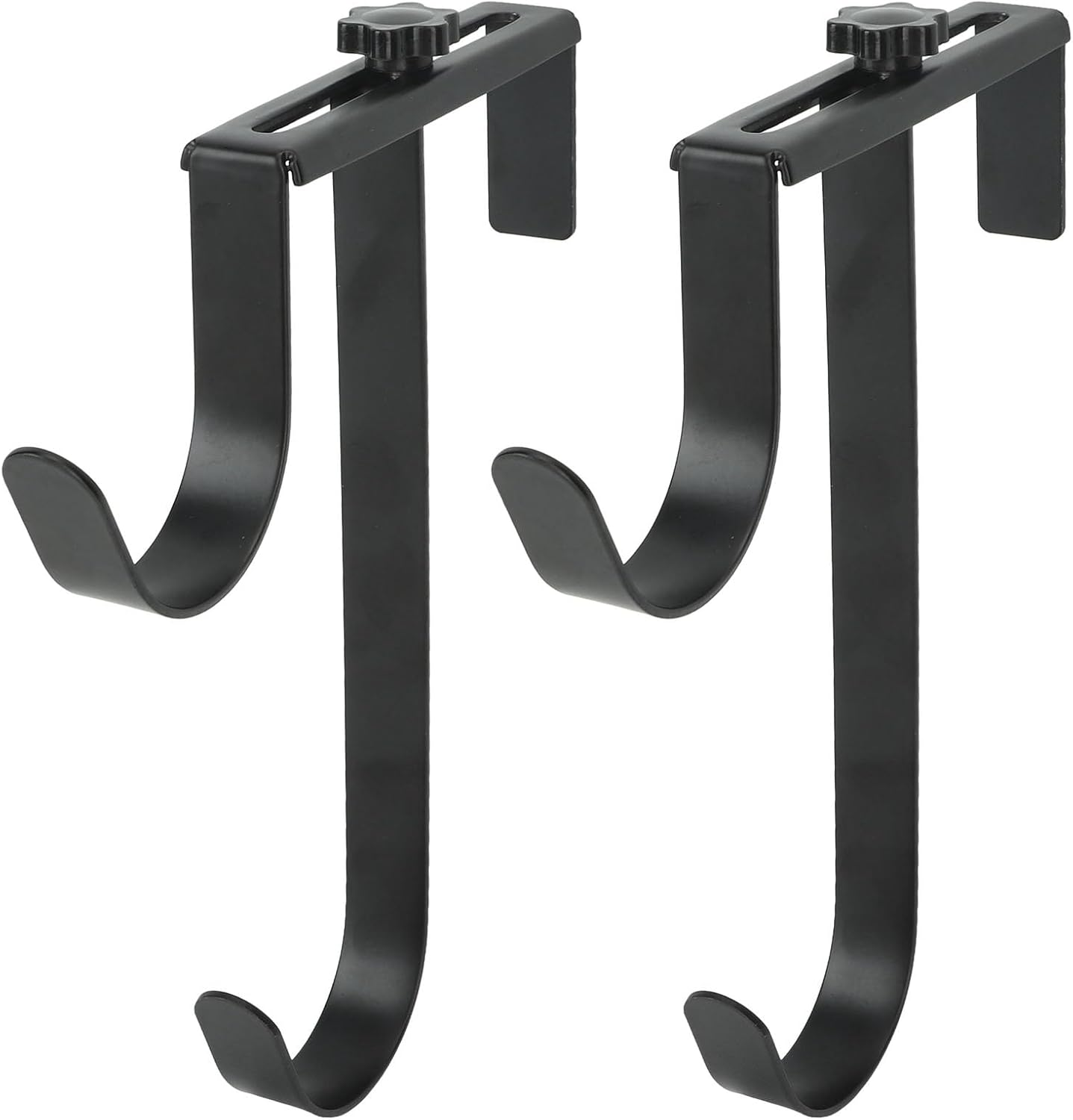 Omabeta 2PCS Pool Pole Hooks for 1-4.5" Pool Fences and Walls, Adjustable Width for Swimming Pool,8.9X7.1 Telescopic Poles Brushes Garden Tools,Heavy Duty Garage Utility Hook for Hose Hanging image number 4