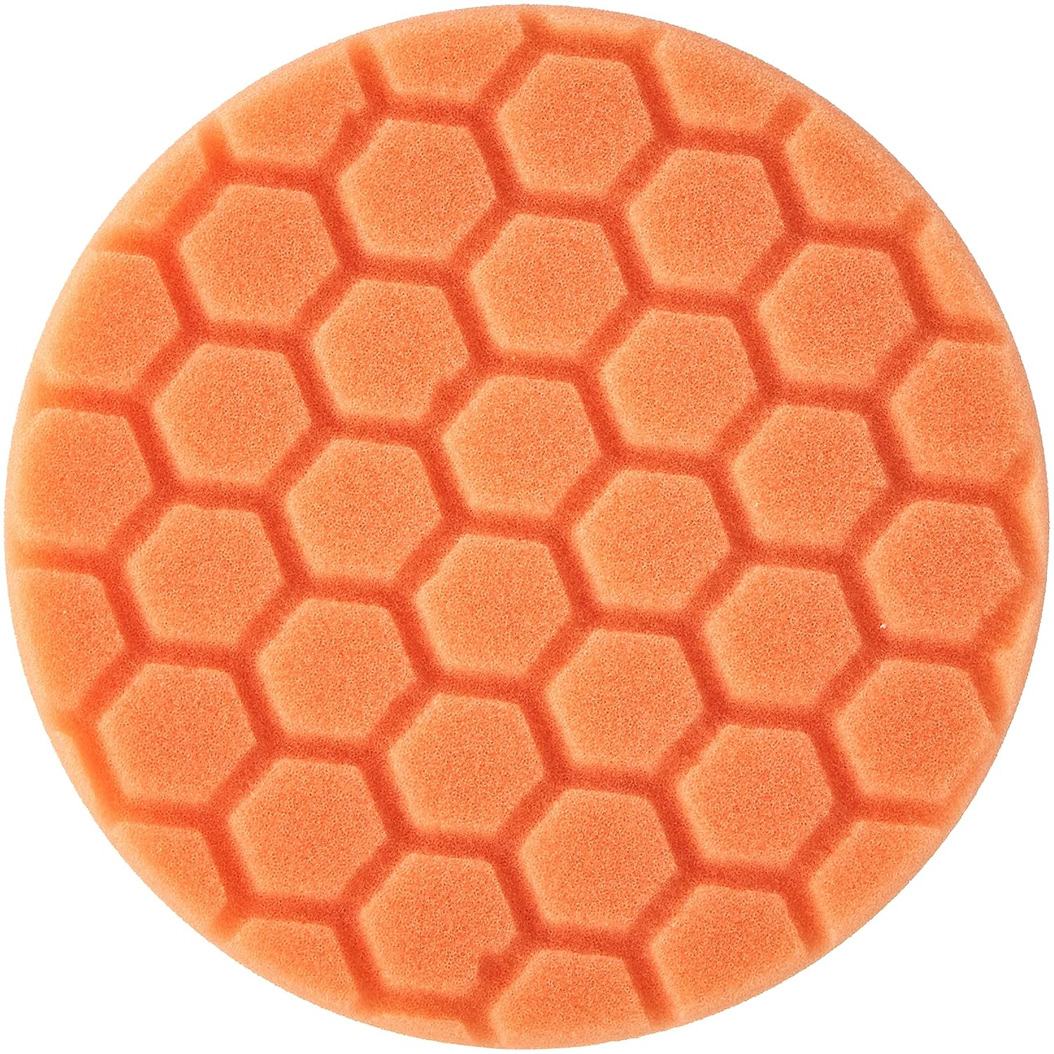 Chemical Guys BUFX_104_HEX4 Hex-Logic Light-Medium Polishing Pad, White (4 Inch) - 5.5 Inch, Finishing Pad