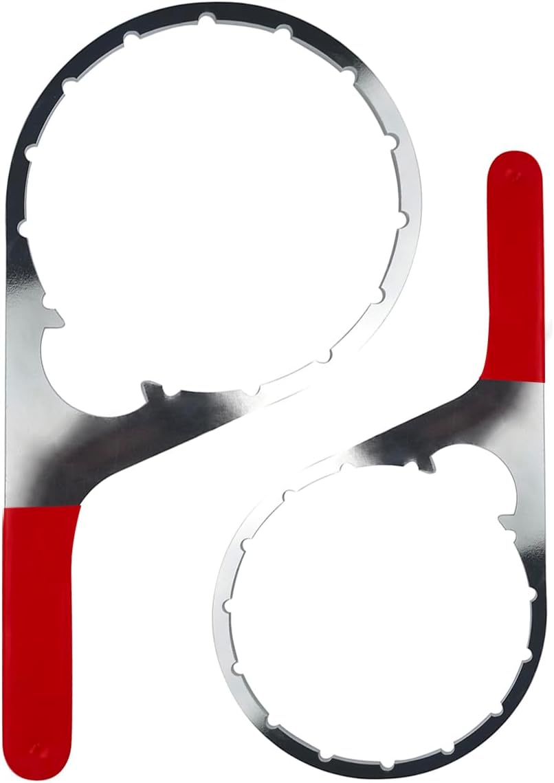 Fuel Filter Wrench Set 6Inch 8Inch Colar/Vent Cap Wrench for 380,382,482,483,485,487,488,782,Detroit Diesel Truck,Cummins,Navistar Engines image number 3