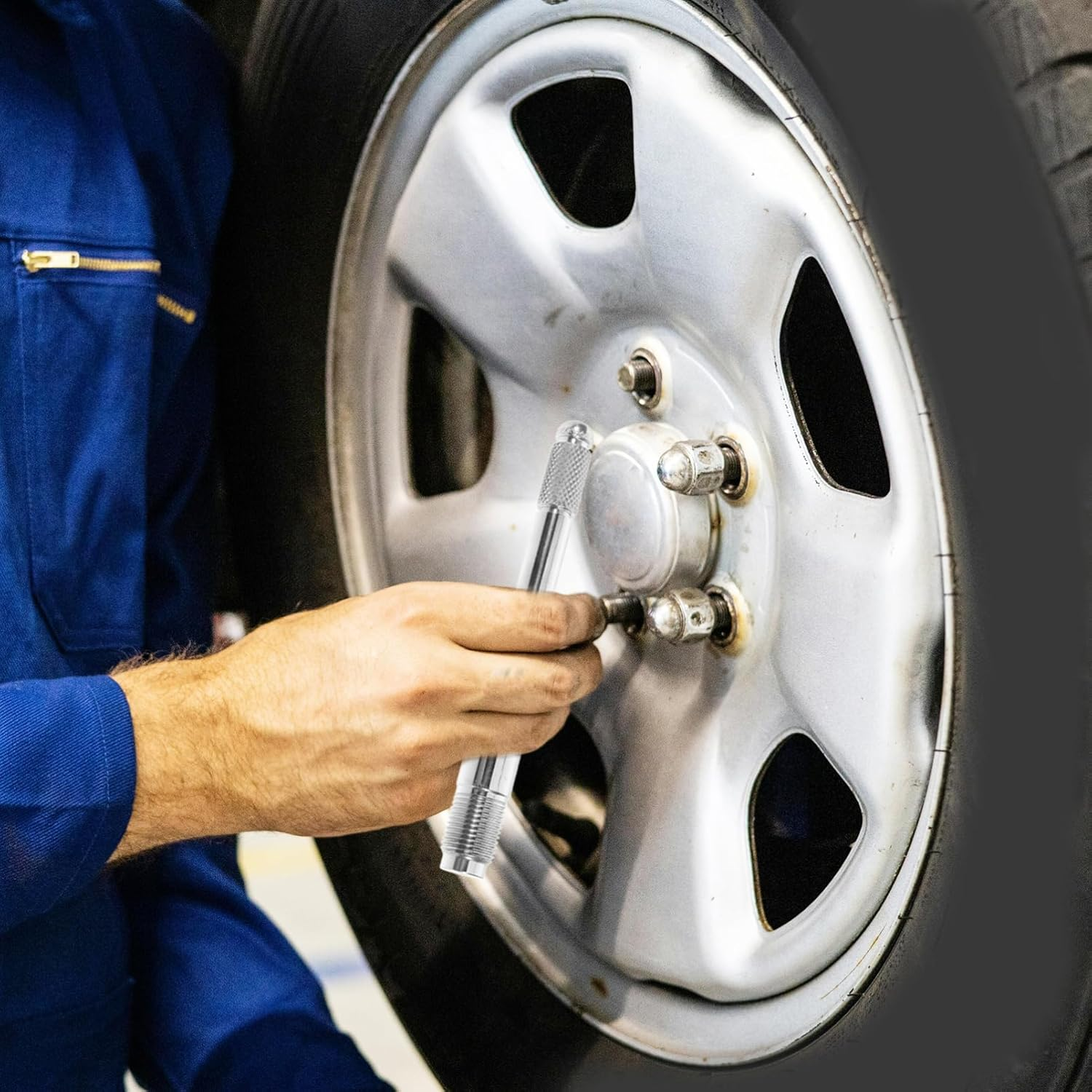 LALADEFIEE Automotive Mechanic Tool Wheel Alignment Pin Metal Material Simple Operation Compact and Portable