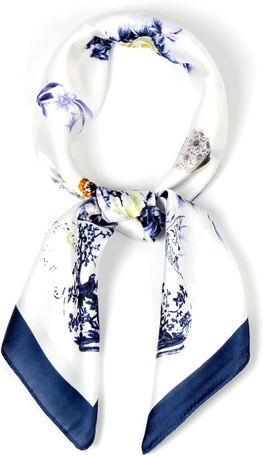 Women'S Fashion Soft Large Satin Square Chiffon