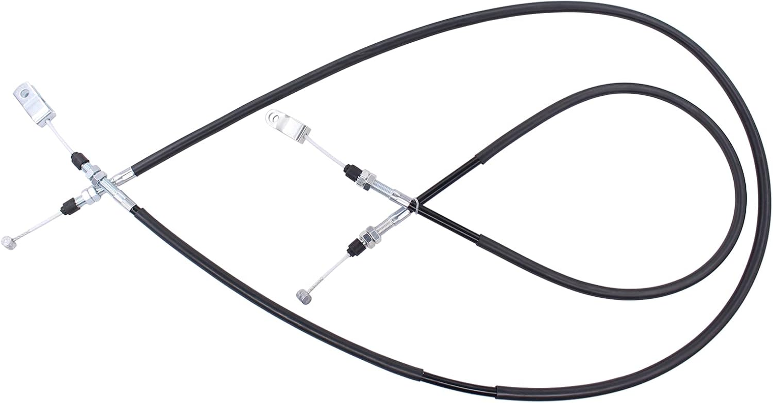 MOTOKU Rear Left and Right Parking Brake Cable for Kawasaki Mule 2500 2510 2520 3000 3010 3020 4000 4010 image number 4