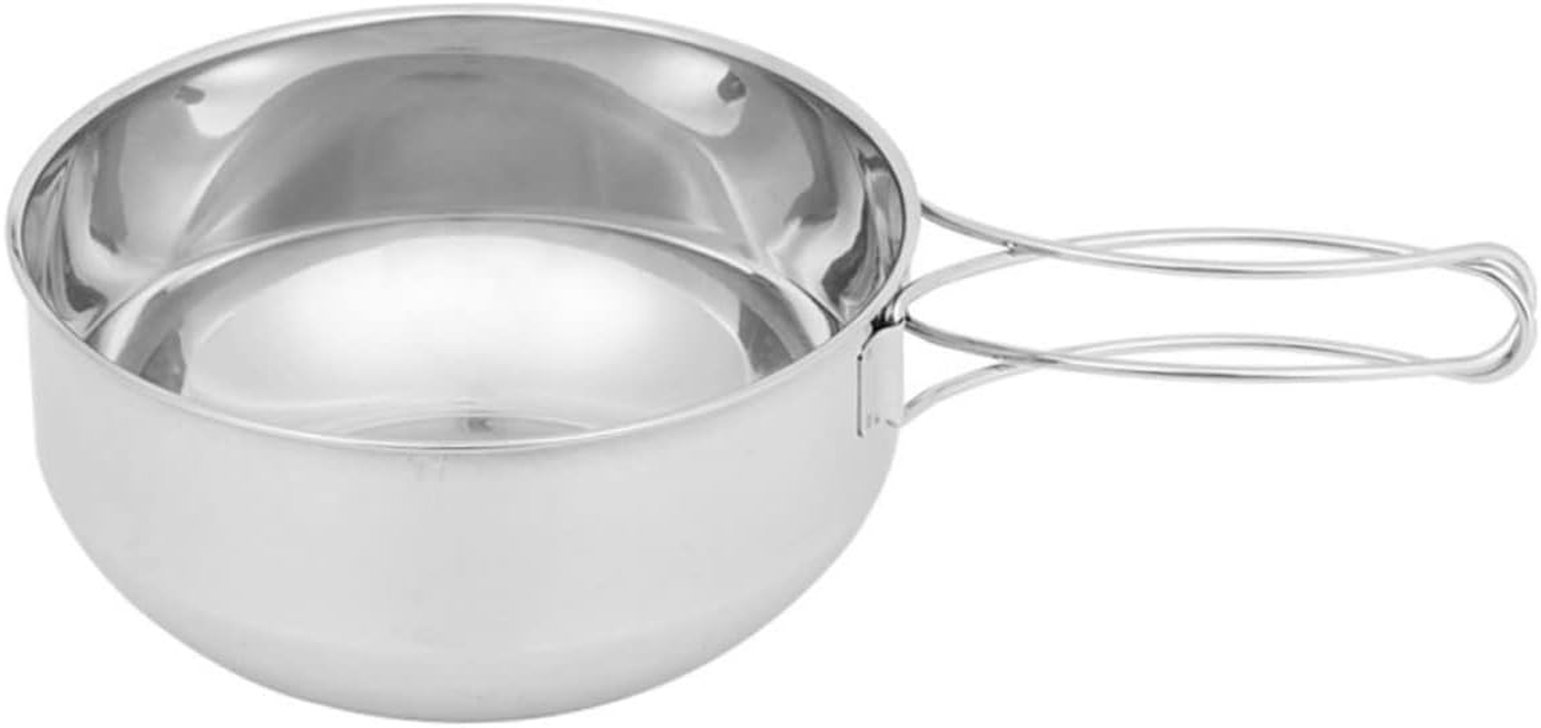 HANABASS 3Pcs Outdoor Camping Pots Practical Camping Cookware Pot Bowl Cook Utensils for Cookware image number 3