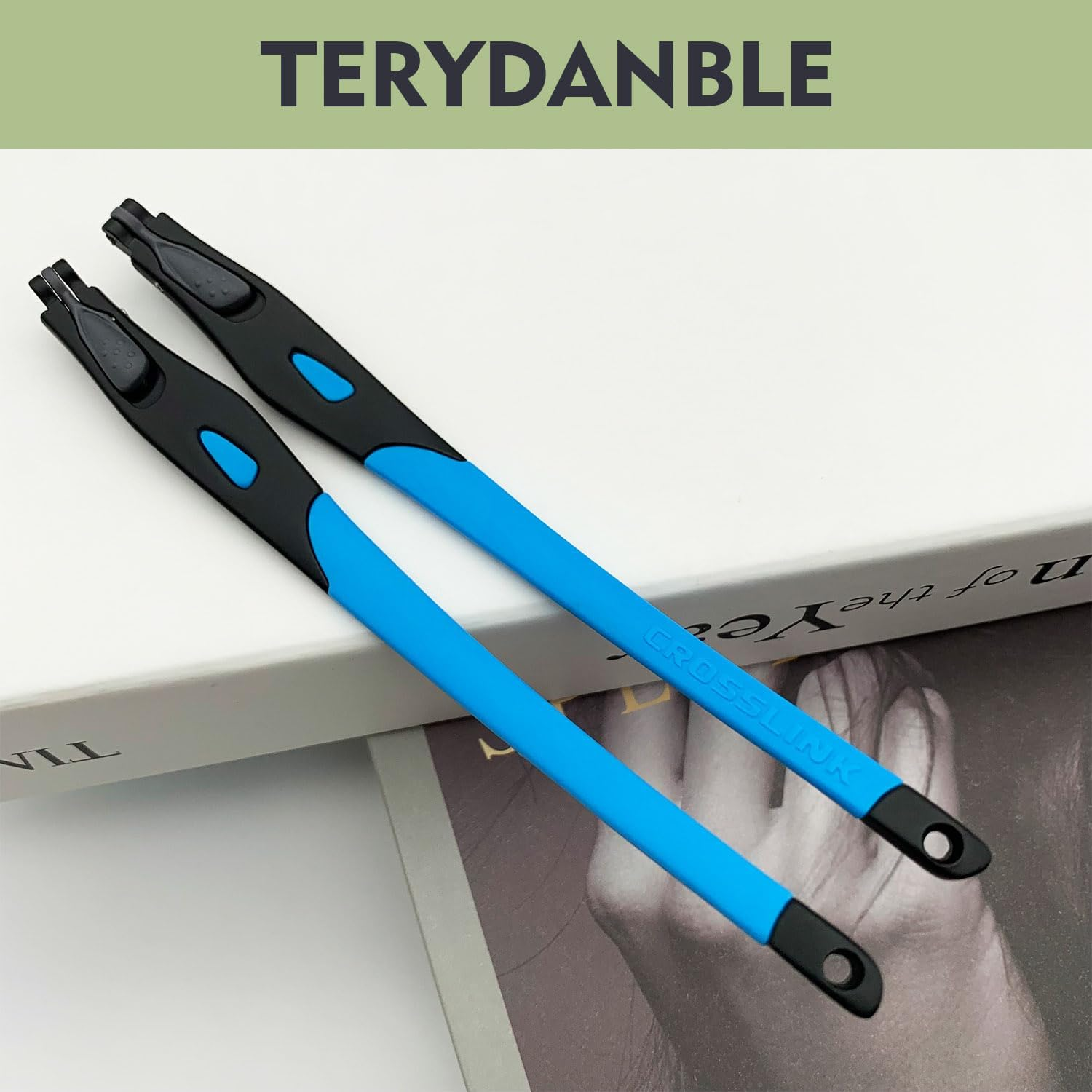TERYDANBLE Replacement 2 Glasses Legs for Oakley Crosslink image number 4