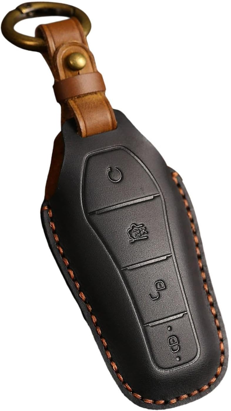 Magideal Car Key Fob Cover Key Case Automotive Accessories Portable Full Protection Smart Key Protector for Dolphin Seal Atto 3, Black - Blue image number 3