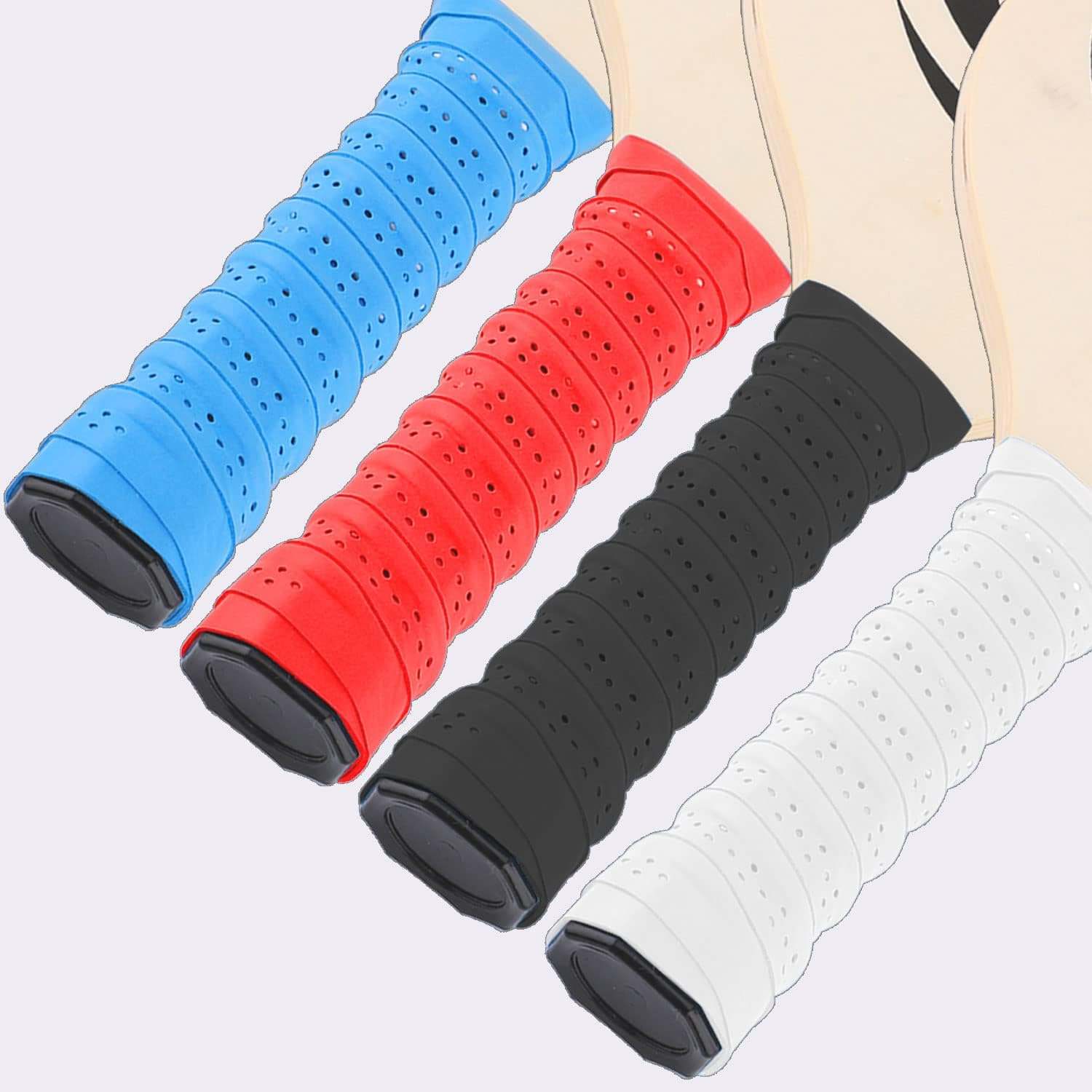Savita 4Pcs Pickleball Paddle Grip Tape, Pickleball Racket Tape Tennis Racket Grip Tape Moisture Wicking Comfortable Replacement Grip Tape Handle Wrap for Pickle Ball Paddle Badminton image number 5