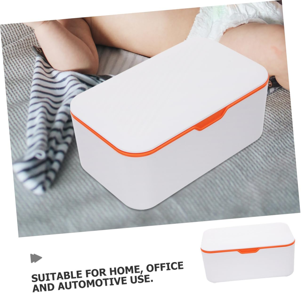 2Pcs Wet Wipes Dispenser Box Tissue Box Holder Desktop Holders Napkin Tissue Containers Retro Container image number 5