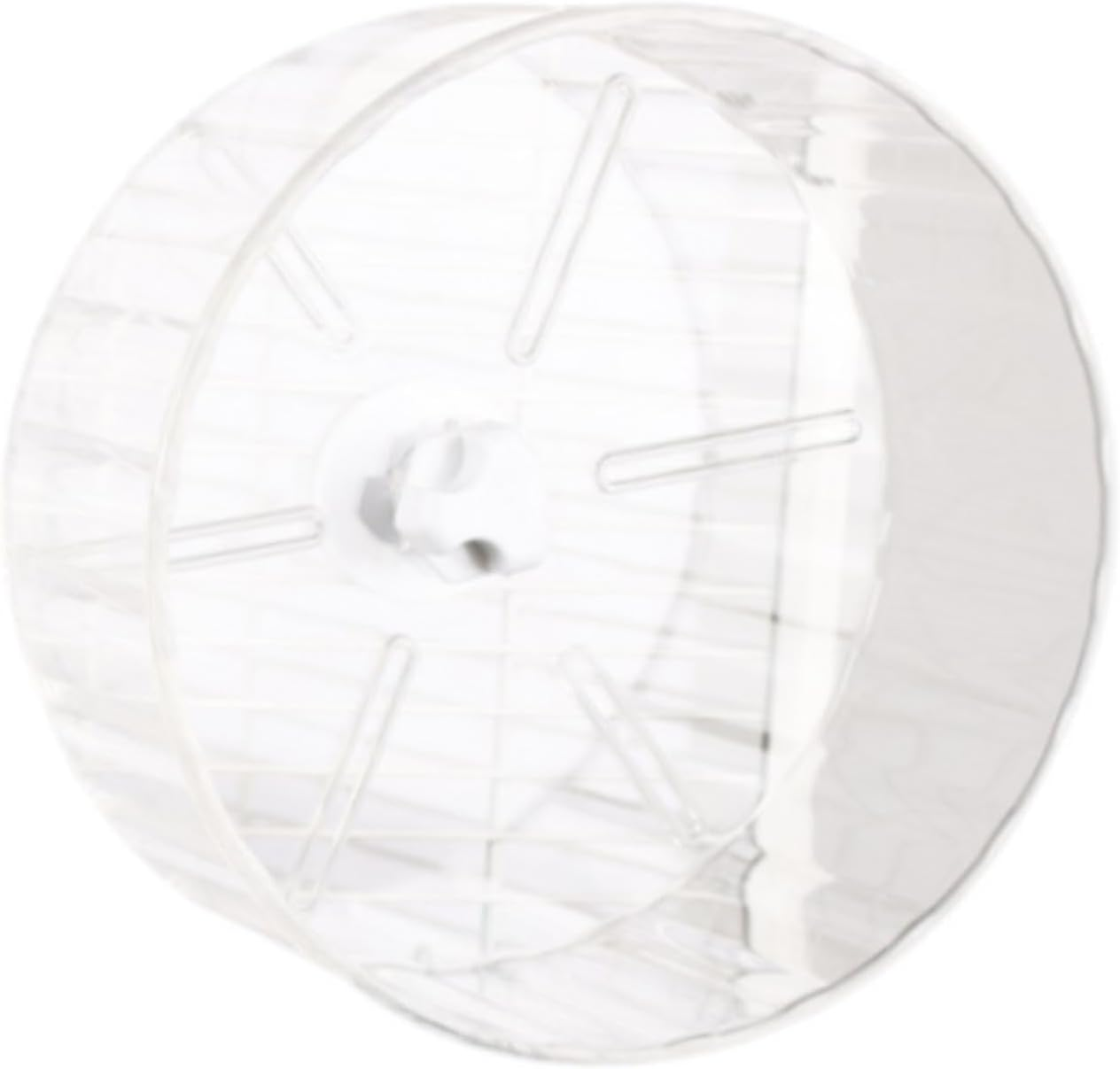 Fzaqwen Hamster Activity Wheel for Small Animals with Silent Rolling Feature, Clear image number 1