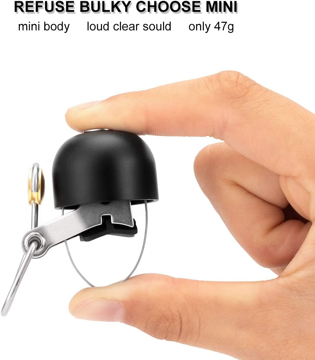 ROCKBROS Bike Bell Classic Bicycle Bell for Bike Ring Bell with Loud Sound Bells for Road Mountain Bike Handlebars image number 6