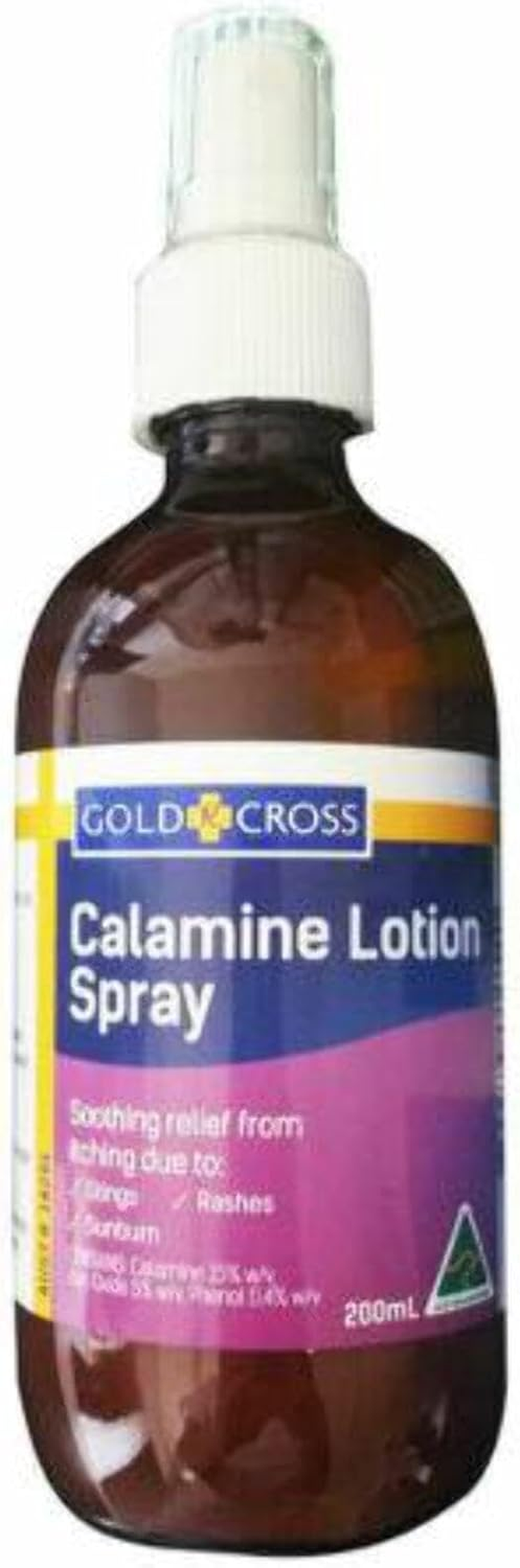 Gold Cross Calamine Lotion Spray 200 Ml