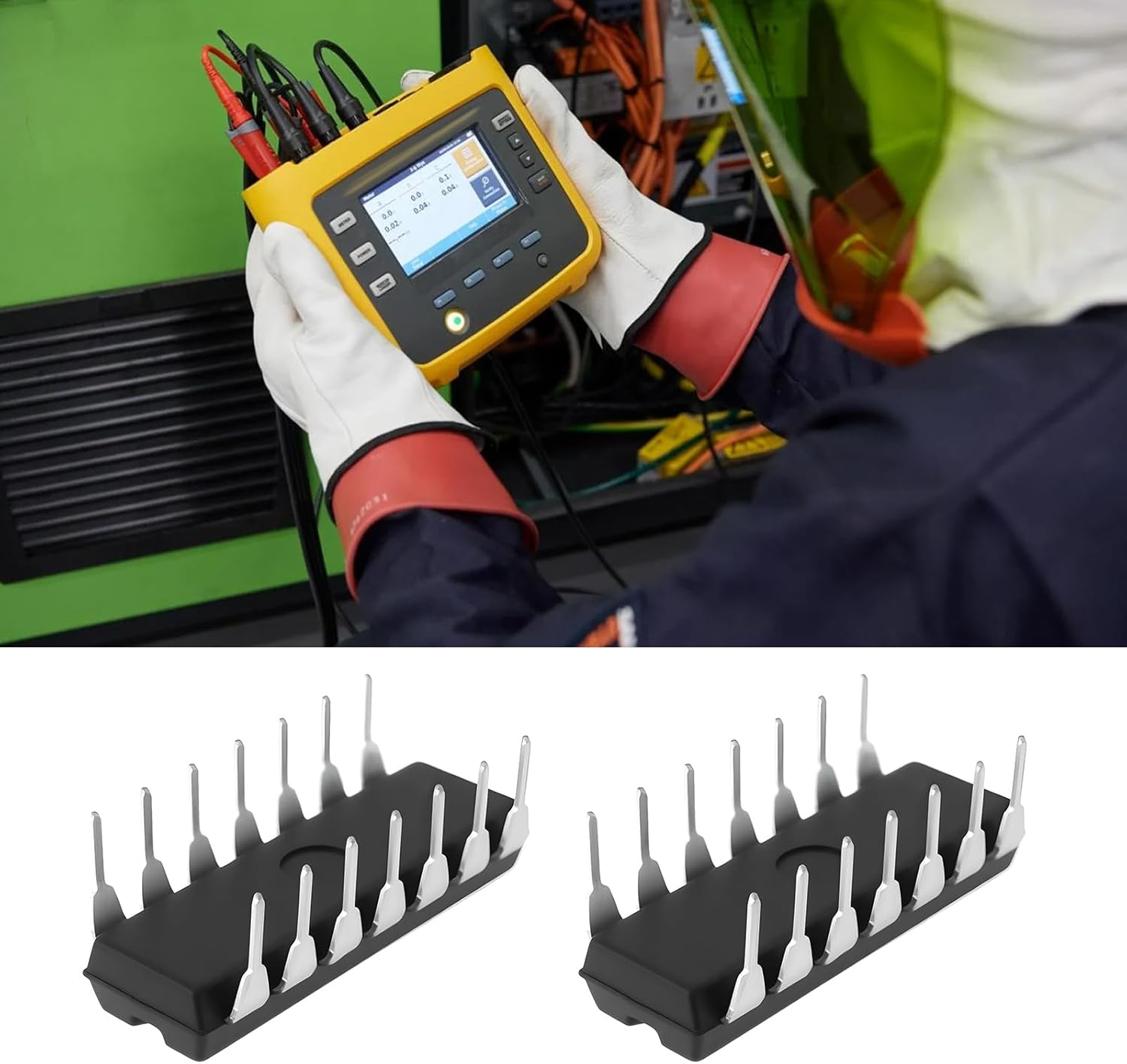 YINETTECH 20Pcs LM339N Low Power Quad Voltage Comparators IC 36V DIP-14 image number 6