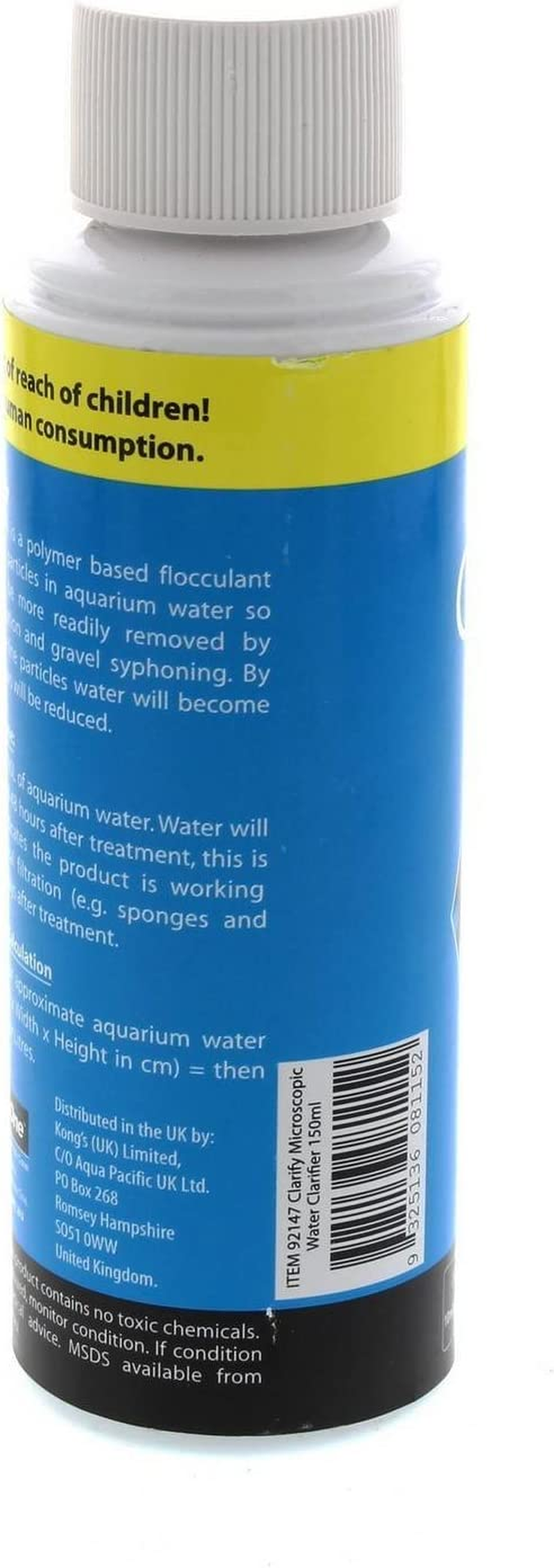 Aquarium Treatment Micro Water Clarifier 150Ml Fish Tank 92147 Aqua One Cleaning image number 4