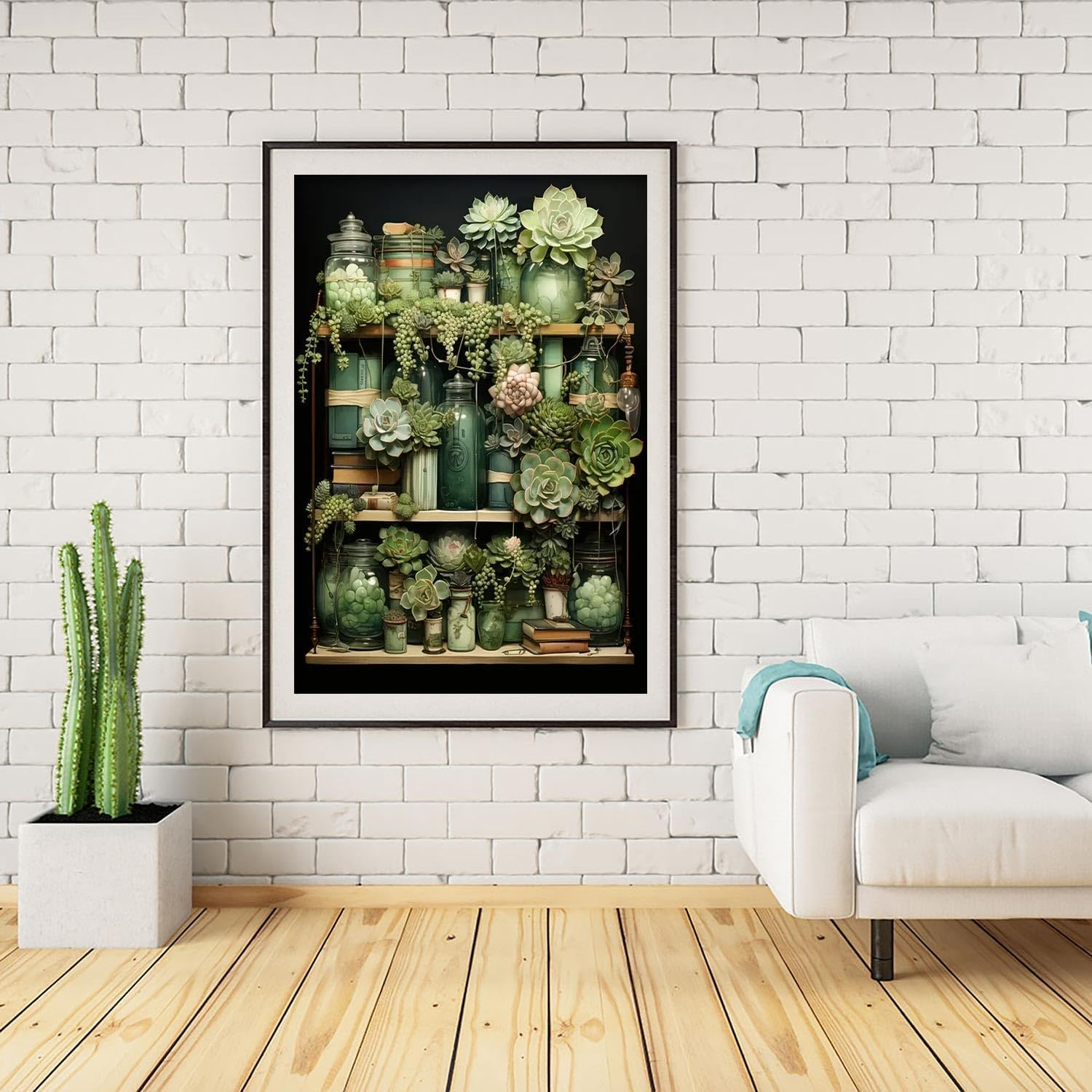 Diamond Painting Kits for Adults, Plants 5D DIY Diamond Art Kits Full Drill Diamond Dots for Gift Wall Decor and Relaxation Gem Arts 12X16 Inch image number 5