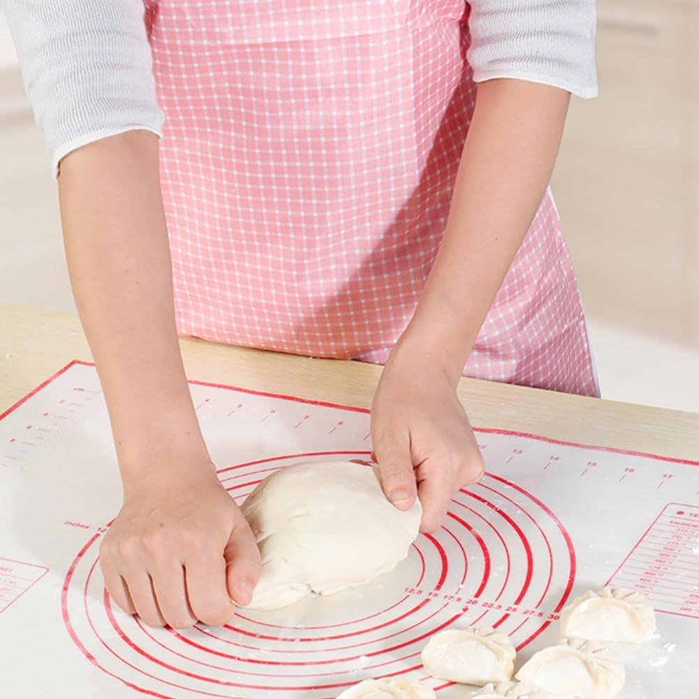 Silicone Baking Mat, 40Cmx60Cm, Non-Stick, Food-Grade, Multi-Use, Red