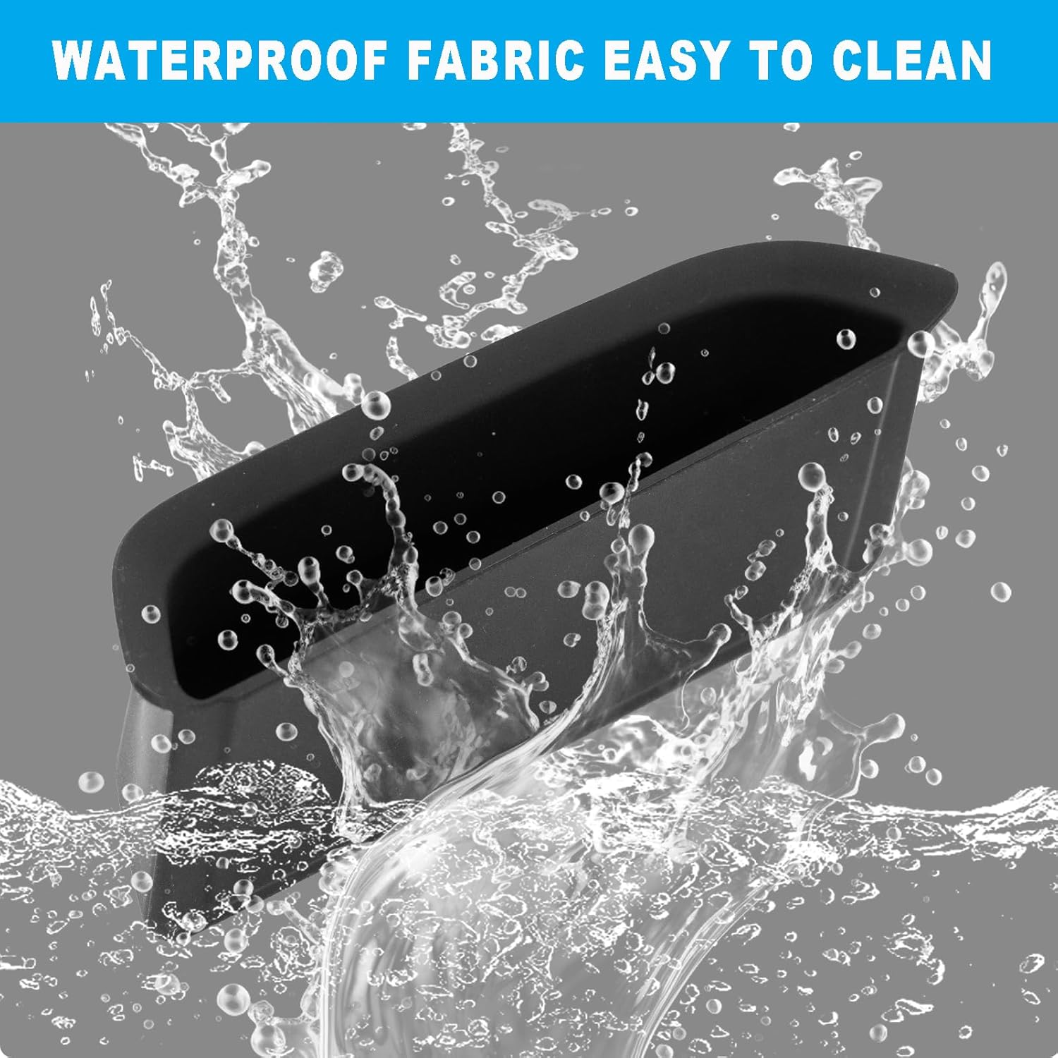 MAEZOE 4PCS Door Handle Storage Organizer for 2024-2025 Toyota Land Cruiser Prado LC250, Front & Rear Door Storage Box Insert, Non-Slip, Easy to Clean, Custom Fit, Black image number 5