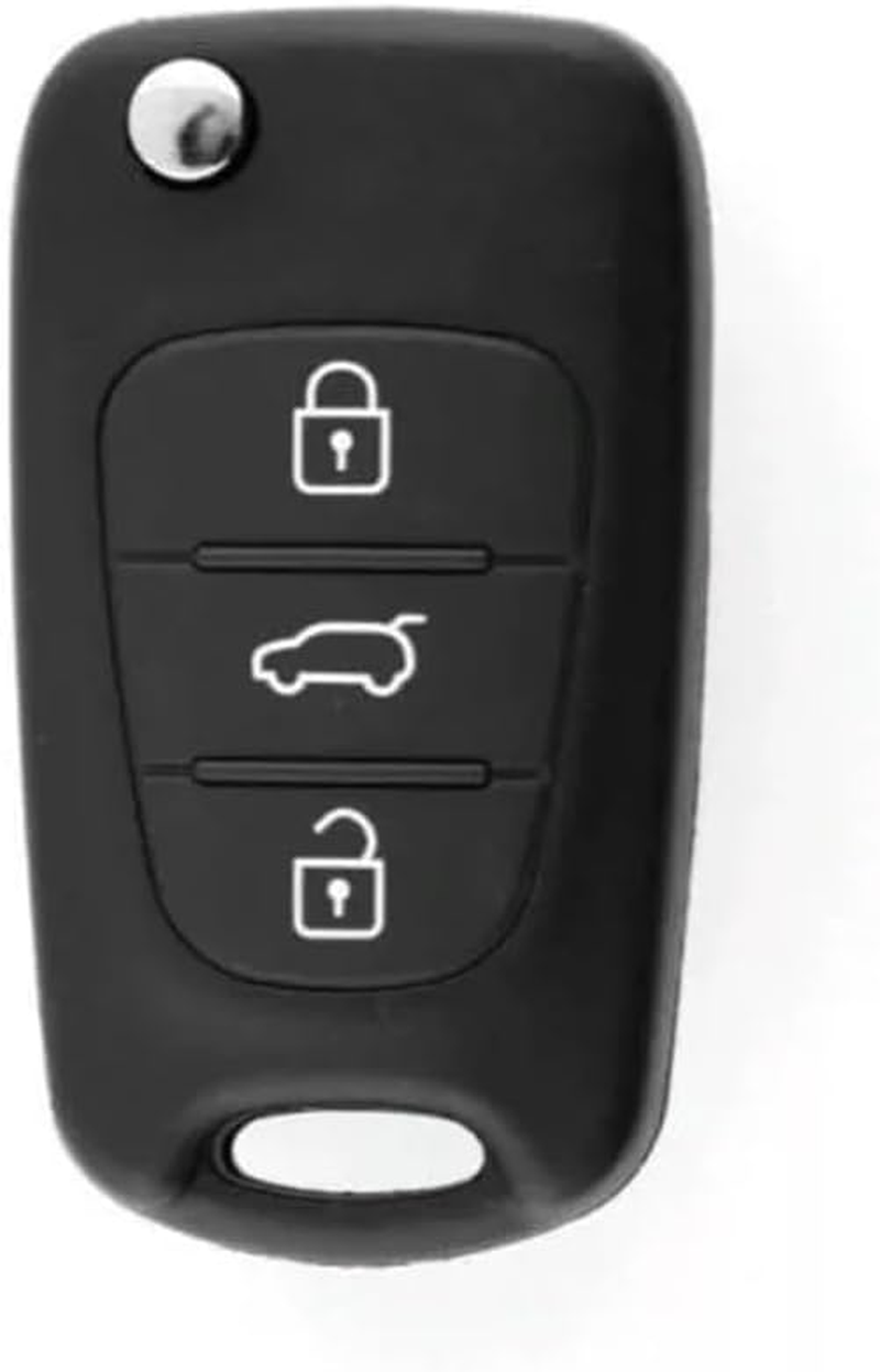 3 Button Flip Key Replacement Remote Case/Shell/Blank Make for Suitable for Hyundai I30 I20 Elantra image number 6