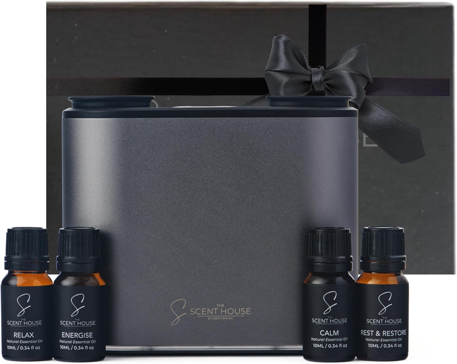 Dual Aromatherapy Diffuser | 2-In-1 Essential Oil Diffuser & Odour Eliminator + 4 Essential Oils. Stylish, Quiet, Compact, Rechargeable Mist Oil Diffuser Essential Oils/Aroma Diffuser/Room Diffuser image number 4