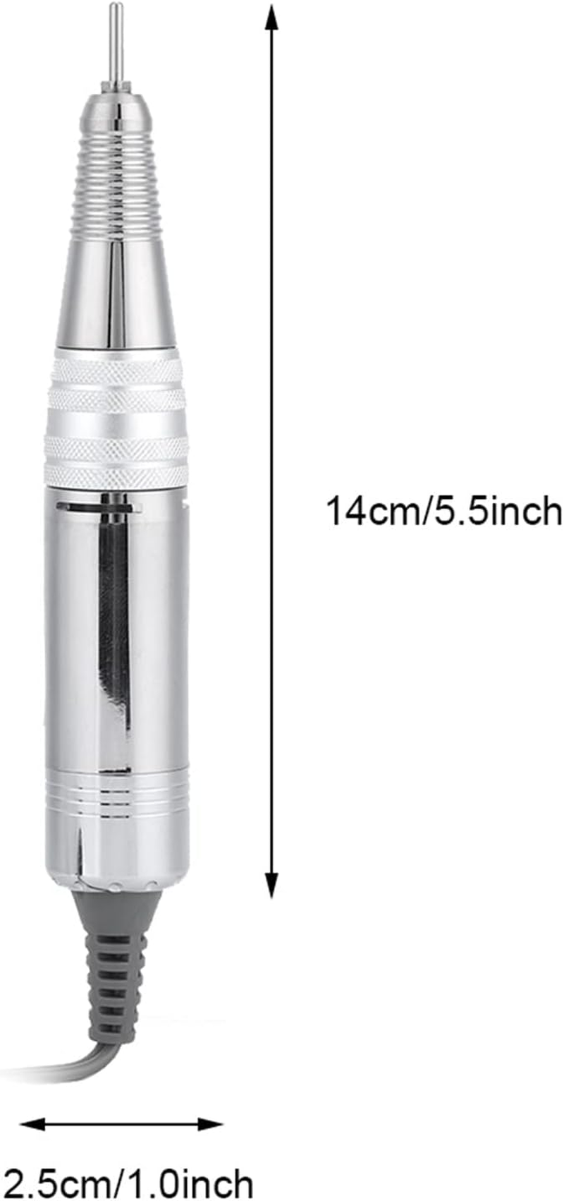 Horoper Electric Nail Drill Replacement Handle, Nail Polish Handpiece, 35000Rpm Electric Nail Polishing Machine Nail Drill Replacement Handle Handle for Nail Polishing Machine image number 6