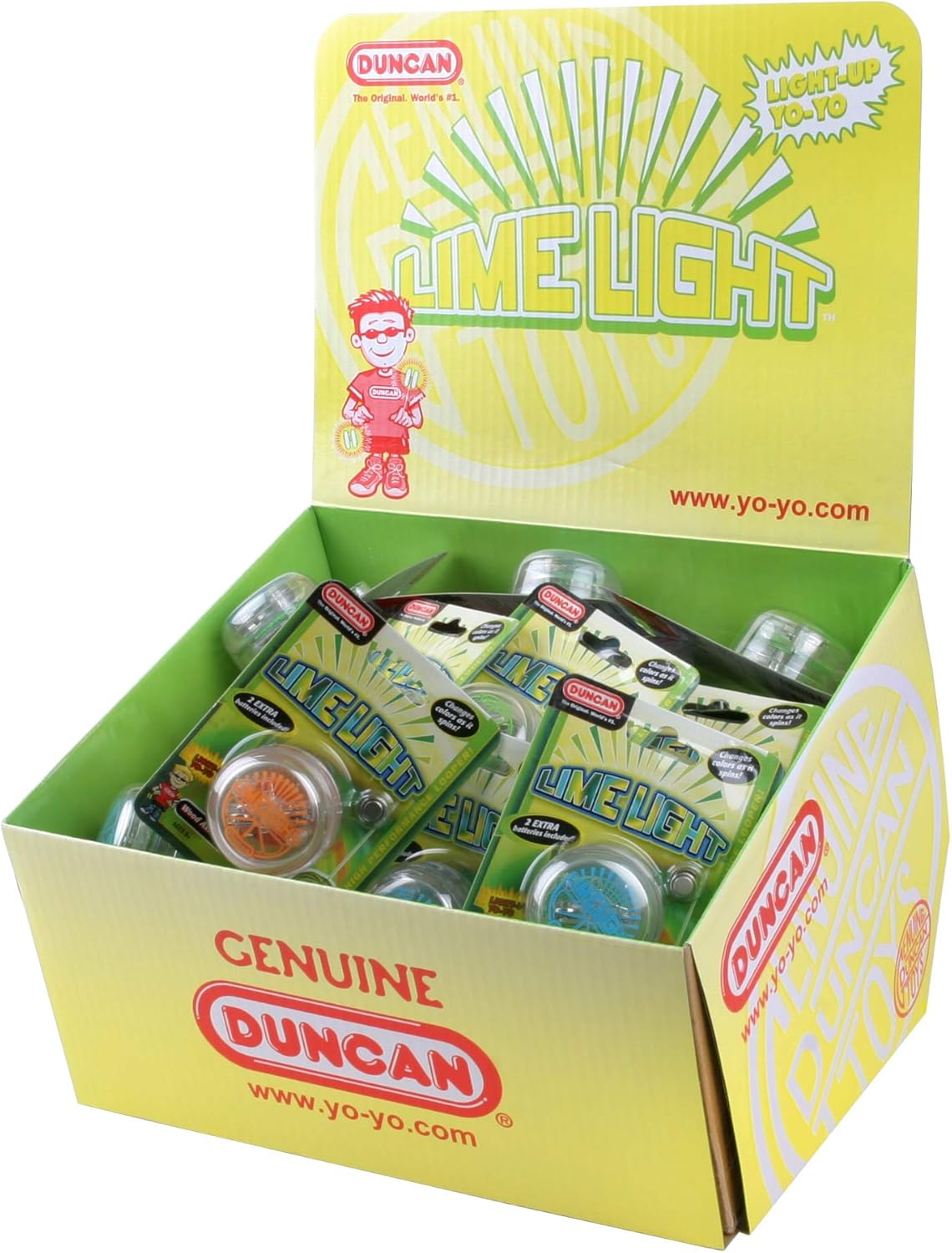 Duncan Yo Yo Beginner Lime Lightyo Yo, Assorted Colours