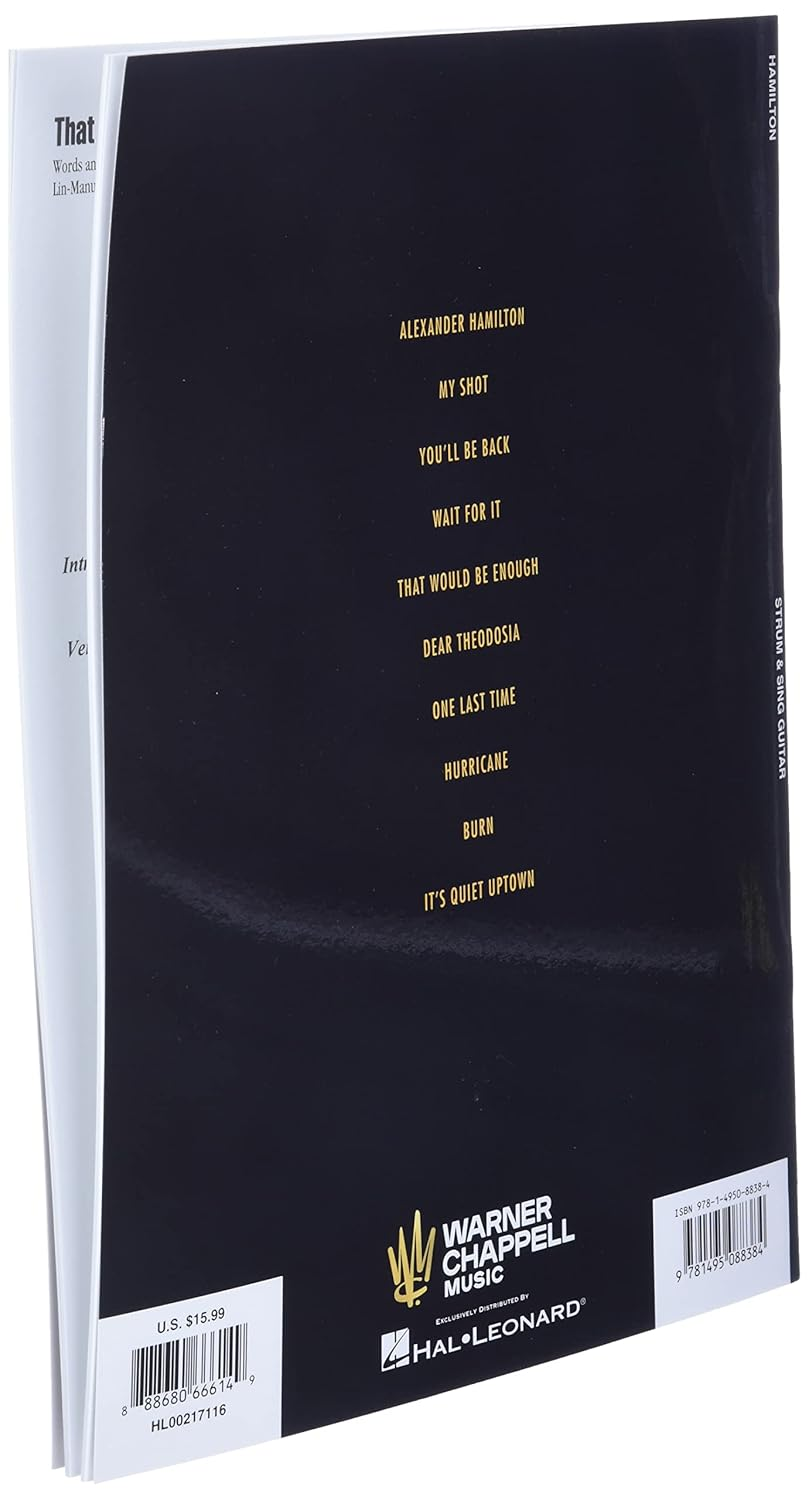 Hamilton: Strum & Sing Guitar image number 3