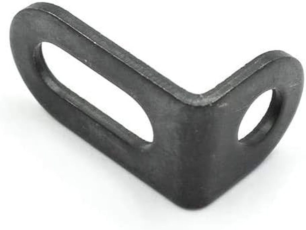 Biaungdo 18X18X30Mm/0.7"X0.7"X1.2" Adjustable Right Angle Brackets L-Shape Corner Brace Support Black- (15 Pcs) image number 1