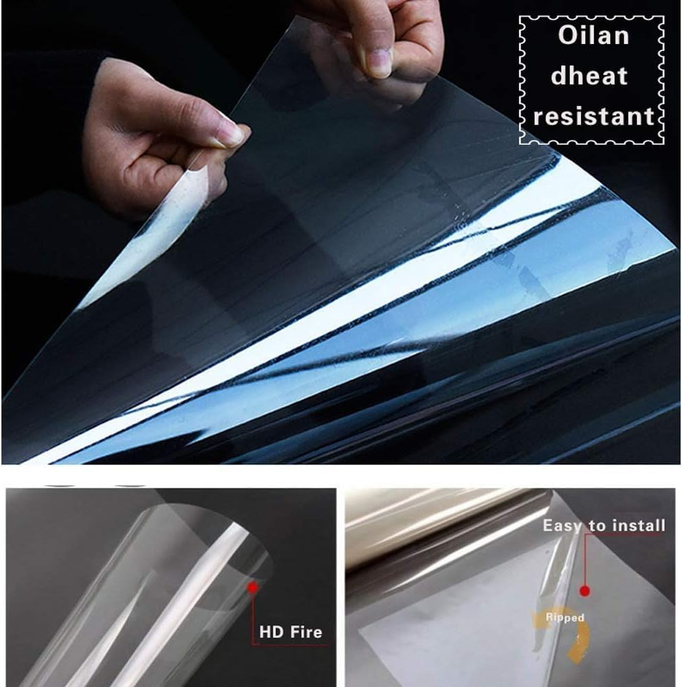 4 Pack Clear Oil-Proof Kitchen Backsplash Protector, Aterproof Heat-Resistant Self-Adhesive Wall Sticker for Countertop, Stove, Cabinet, Peel & Stick Splash Guard Vinyl Film (27.6X17.7 Inch) image number 2