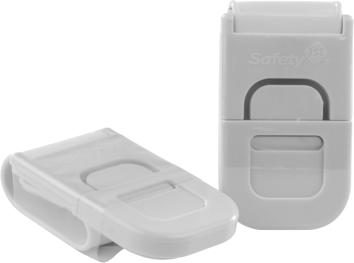 Mother'S Choice Multi-Purpose Child Safety Appliance Latch - 2 Pack, Easy Install, Secure Press & Pull Lock, Flexible Strap, Adhesive Backing, White image number 2