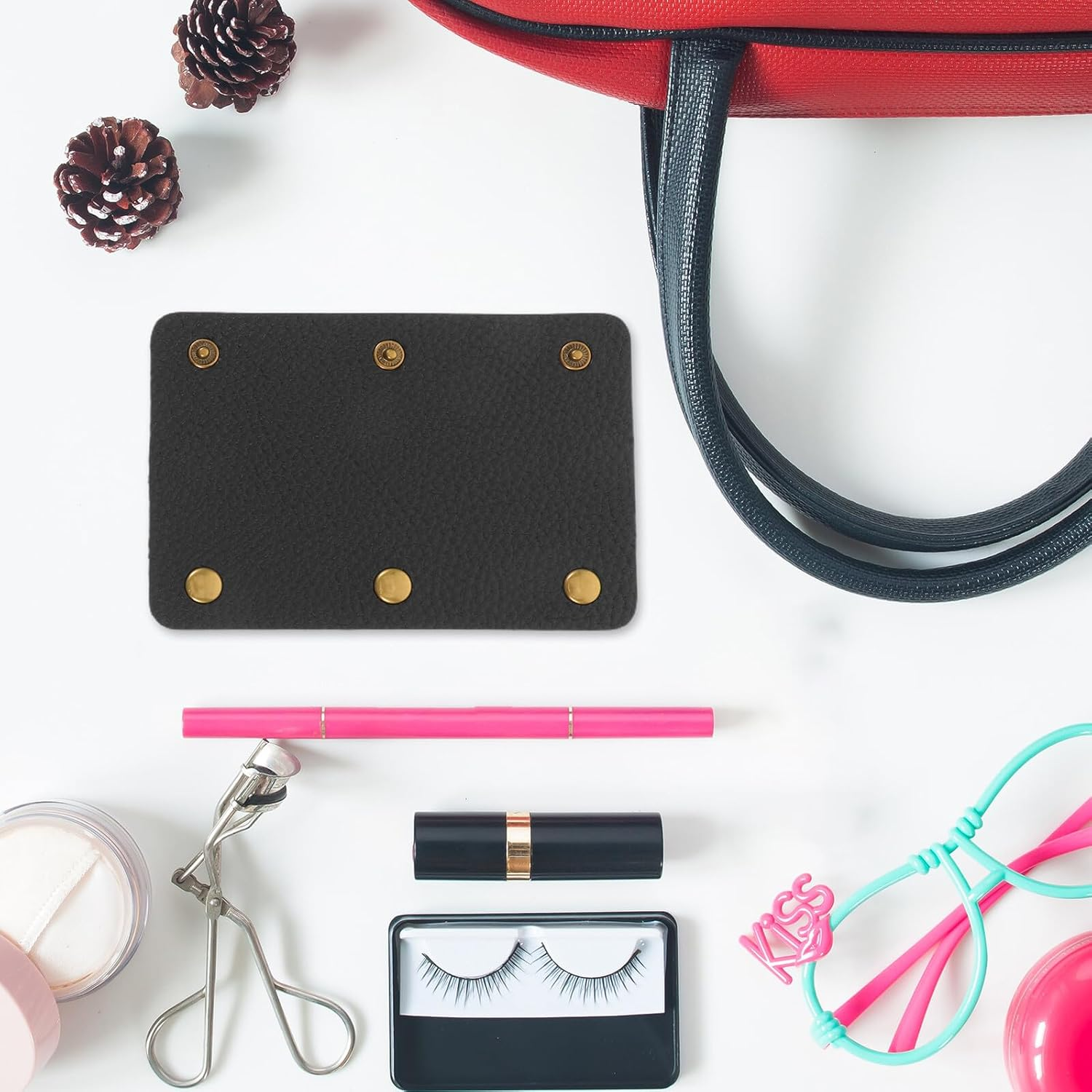 GARIOUANS 4Pcs PU Leather Handle Wraps Soft Grip Luggage Strap Cover Bag Handle Protector for Suitcase Handbag Purse Wallet Tote Shoulder Bags Travel Accessory image number 5