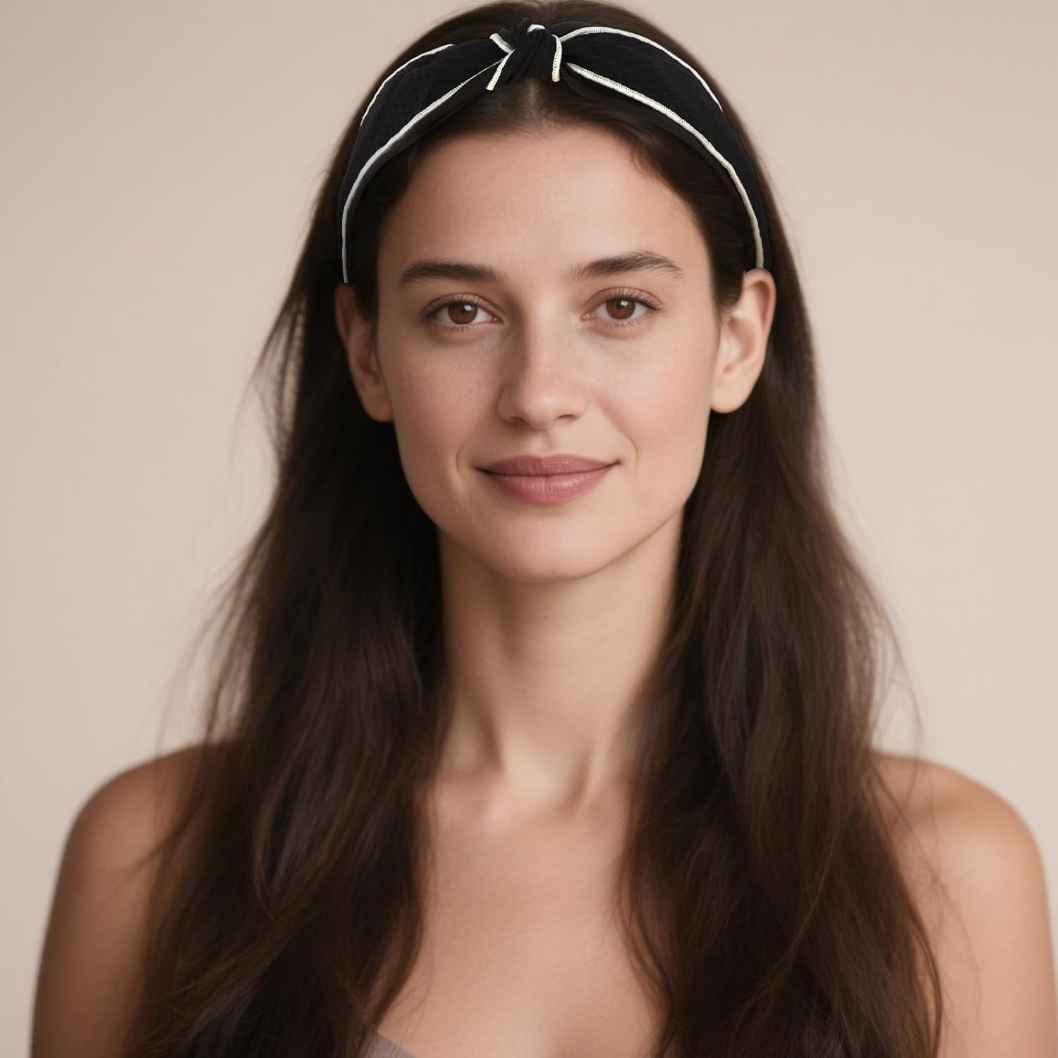 EXIPSAT Women'S Headband Set, Wide Headband & Hair Band, Colourful Hair Accessories with Wrap Look for Women, Pack of 3 image number 4