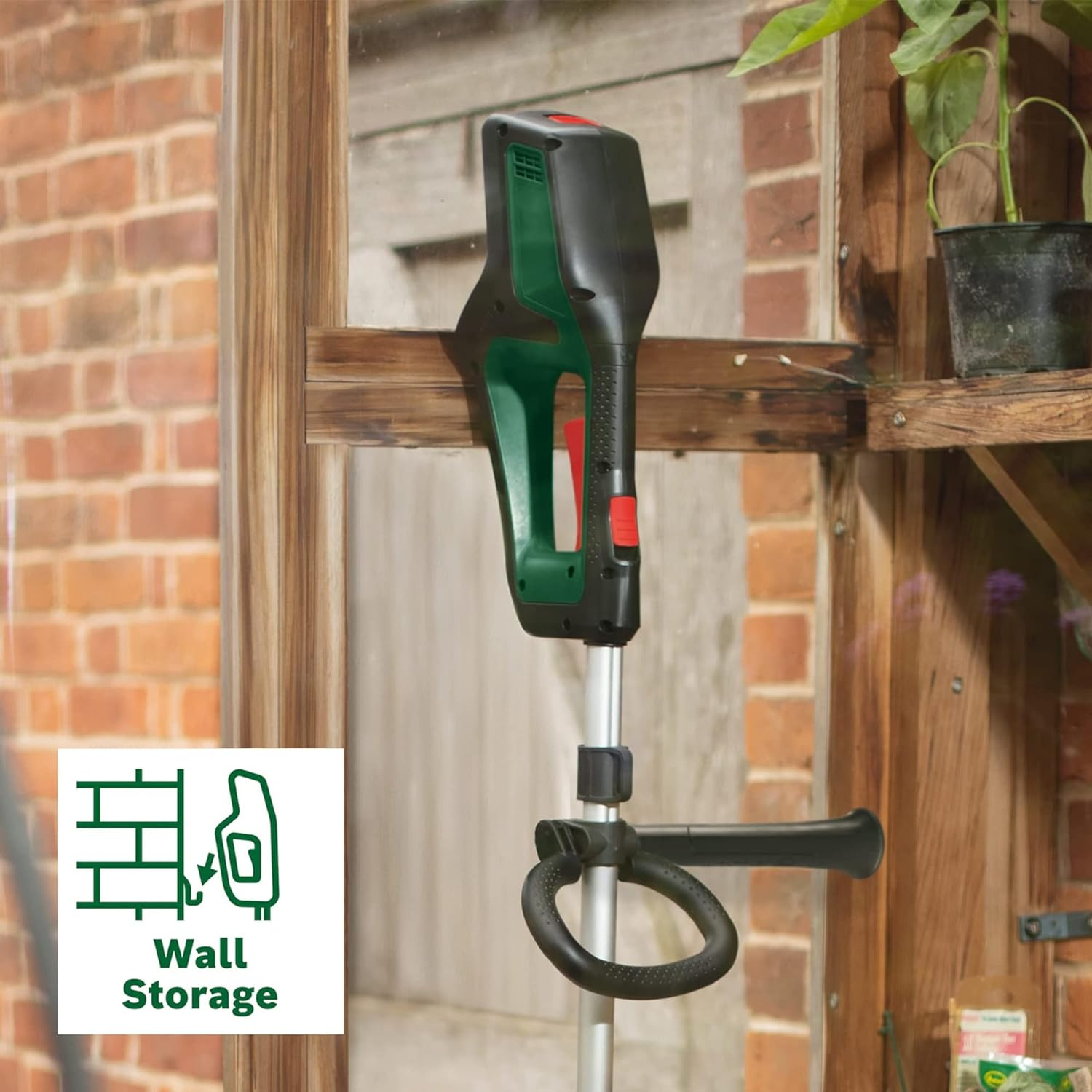 Bosch Cordless 36V Line Trimmer Advancedgrasscut 36 & Bosch Cordless 36V Hedge Trimmer Advancedhedgecut 36V-65 (1X 2.0Ah Li-Ion Battery & Charger Starter Set Included, 36V System) image number 6