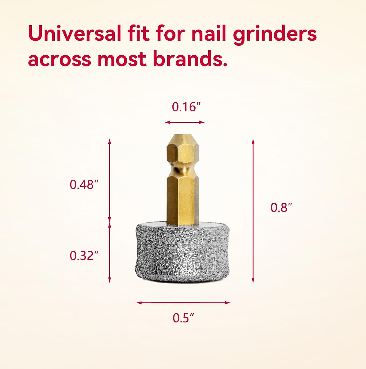 2 Pack Replacement Grinding Wheels/Heads/Bits for Casfuy All Models (Except N90), Luckytail and Most Brands' Cat/Pet/Dog Nail Grinders, Highly Efficient, Safe and Reliable image number 6