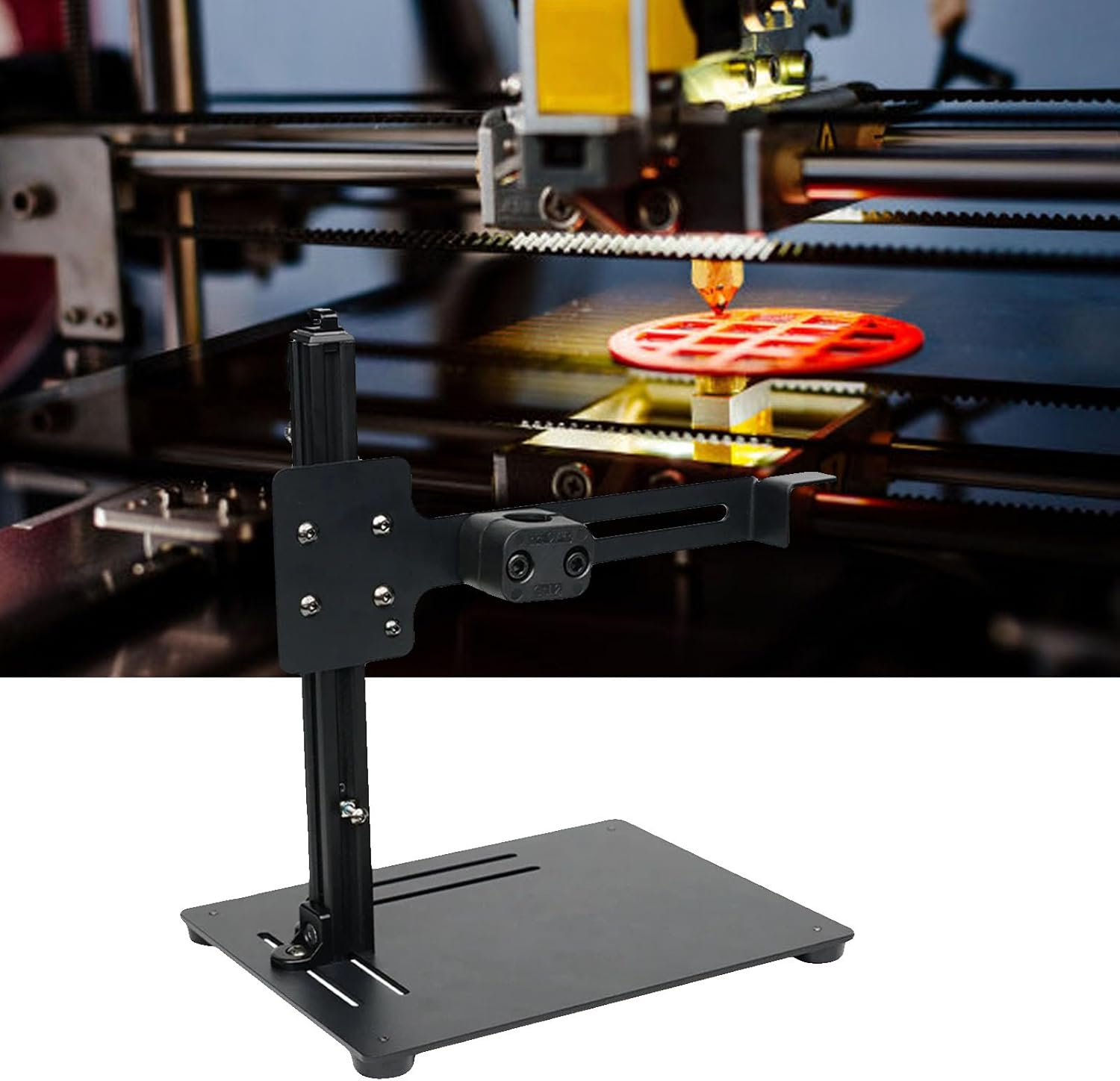 Jiawu Vertical Heat Pressure Machine Adjustable for 3D Printed Parts, Intuitive Design with Liberable Liberable Slot, Compatible with Various Materials image number 5
