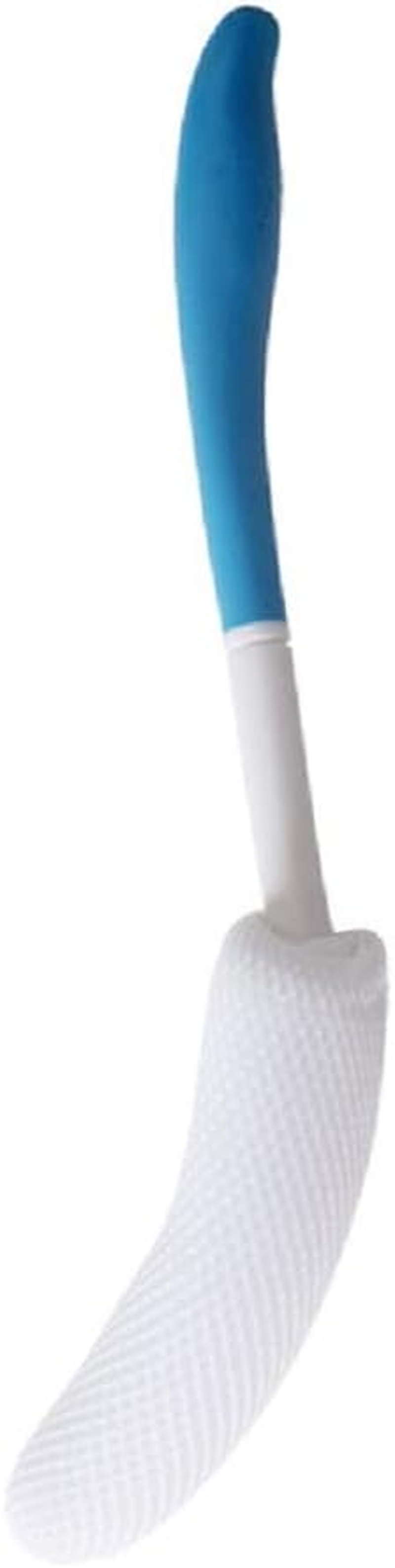 Shuiniba Body Back Bath Brush, Curve Long Handle Mesh Bag Sponge Rubbing Back Shower Brush, Replaceable Scrubbing Brush，Exfoliating Skin and a Soft Scrub Back Brush，Length Is 15.35 Inch/39Cm image number 6