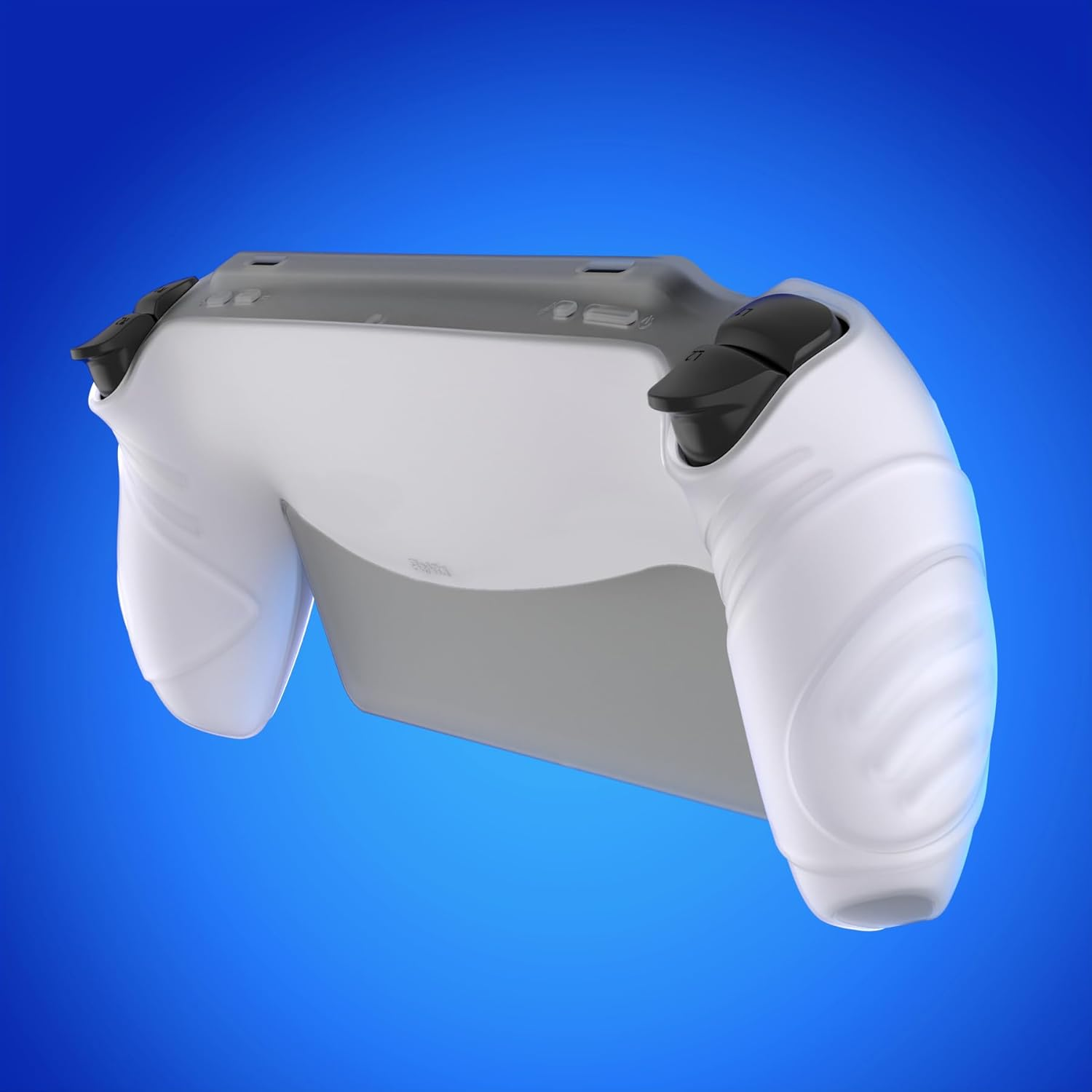 Playvital Design for PS Portal Cover, Guardian Edition Silicone Protective Case for PS Portal Remote Player with Thumb Grips - Shockproof, Anti-Slip Grip Accessories - Clear White image number 3