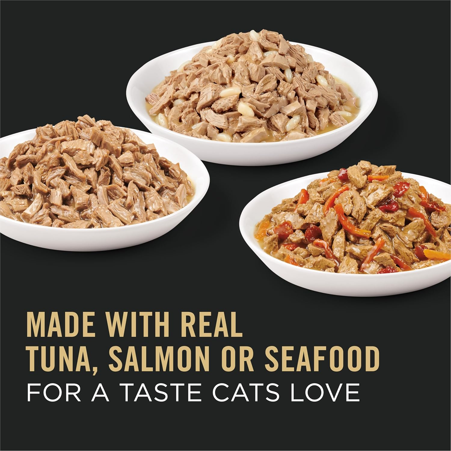 Purina Pro Plan Wet Cat Food Seafood Favourites Variety Pack 24X85G image number 1