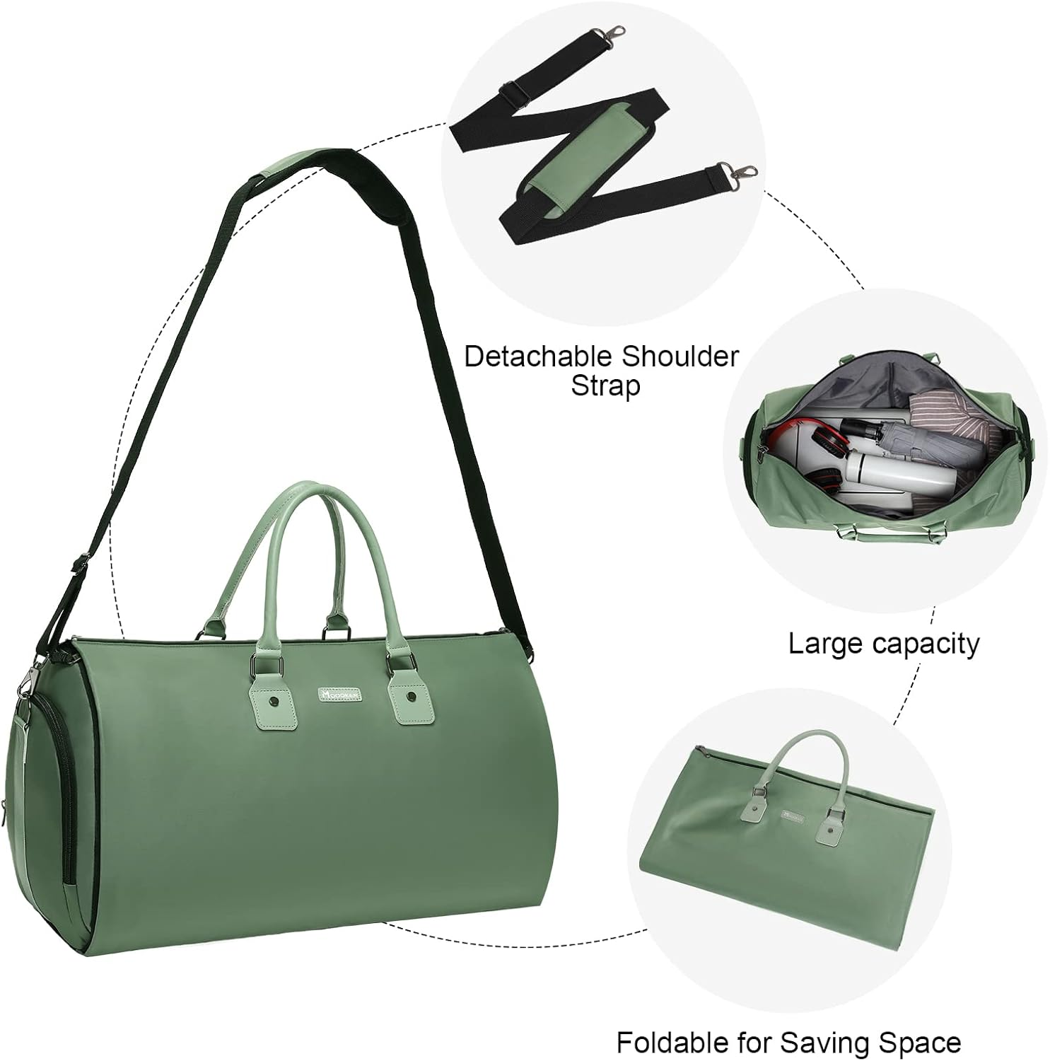 MODOKER Unisex Adult Garment Bag image number 6