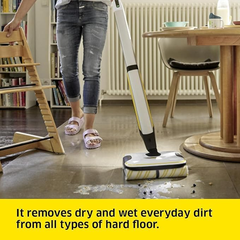 K&auml;rcher FC 7 Premium Cordless Hard Floor Cleaner, Quick Drying Smart Wet Dry Vacuum with Edge Cleaning. Cleans 175M&sup2;, 45 Min Run Time, In-Built Self Cleaning image number 4