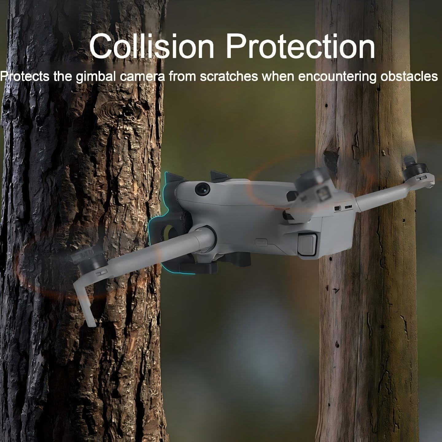 XBERSTAR Gimbal Bumper Guard Compatible with DJI Mini 5 Pro anti Collision Camera Protector,Guard Bar for Drone Accessories